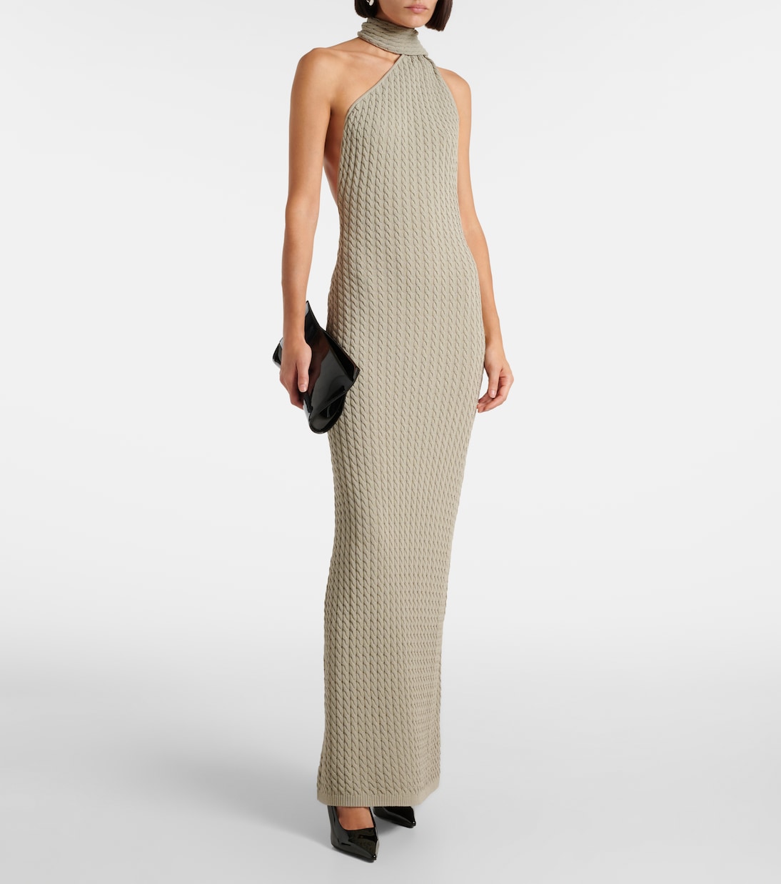 Mayya beaded cotton dress