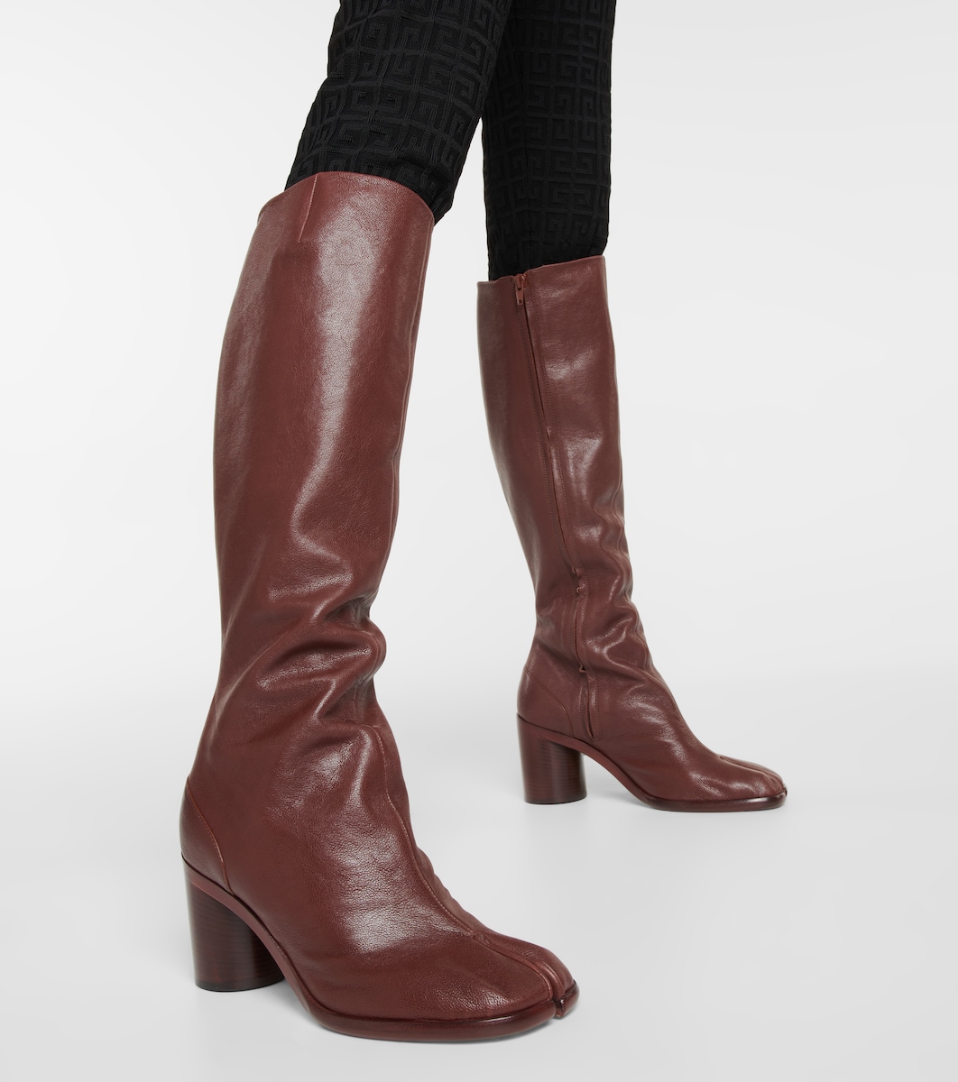 tabi leather boots