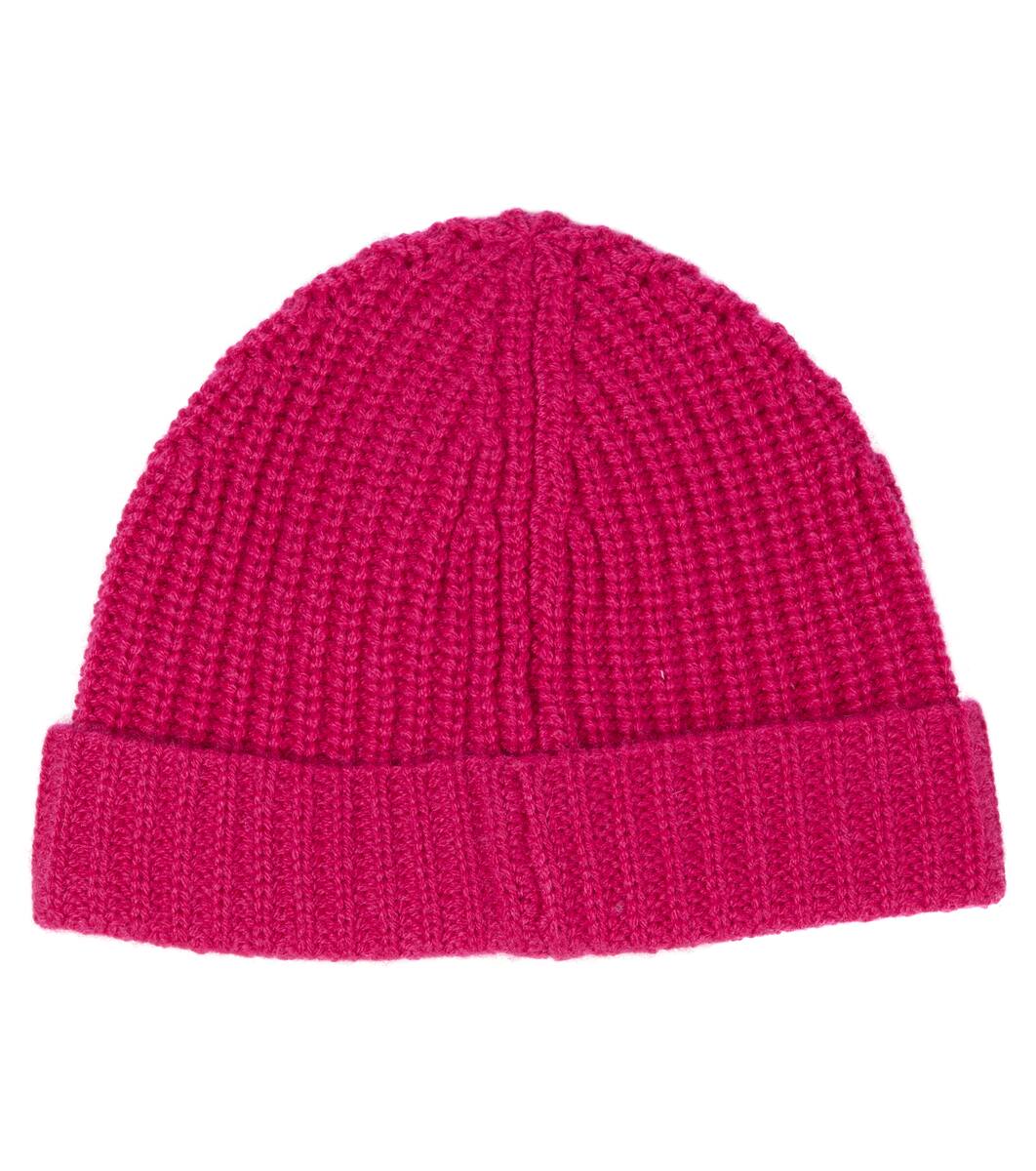 Hot pink cashmere hat clearance