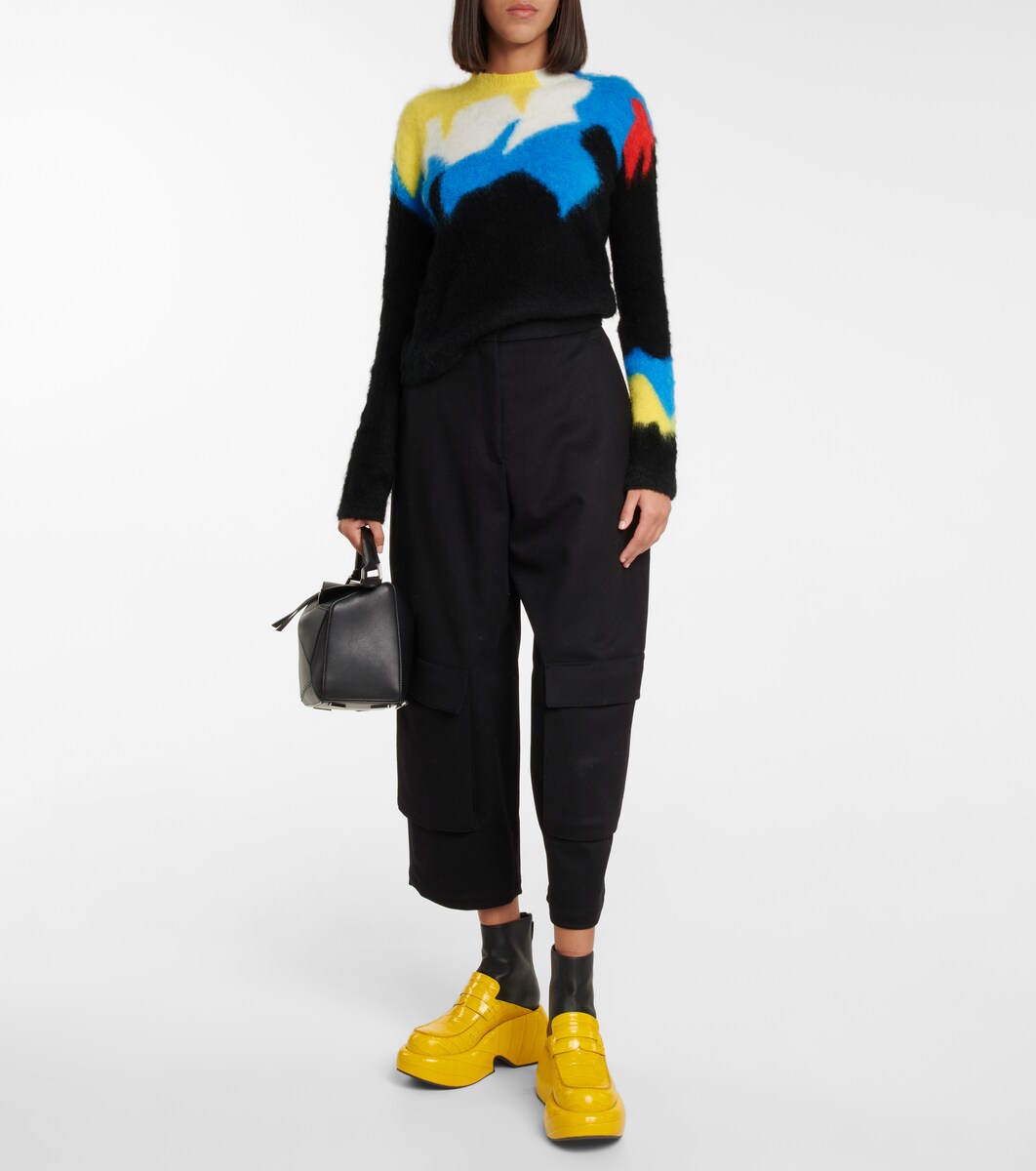 loewe cropped sweater