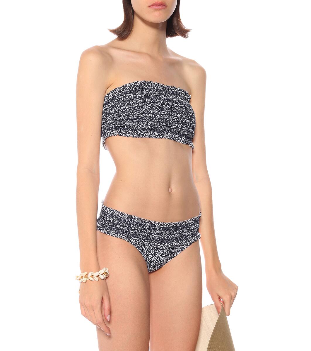Tory burch costa bandeau bikini top Clearance