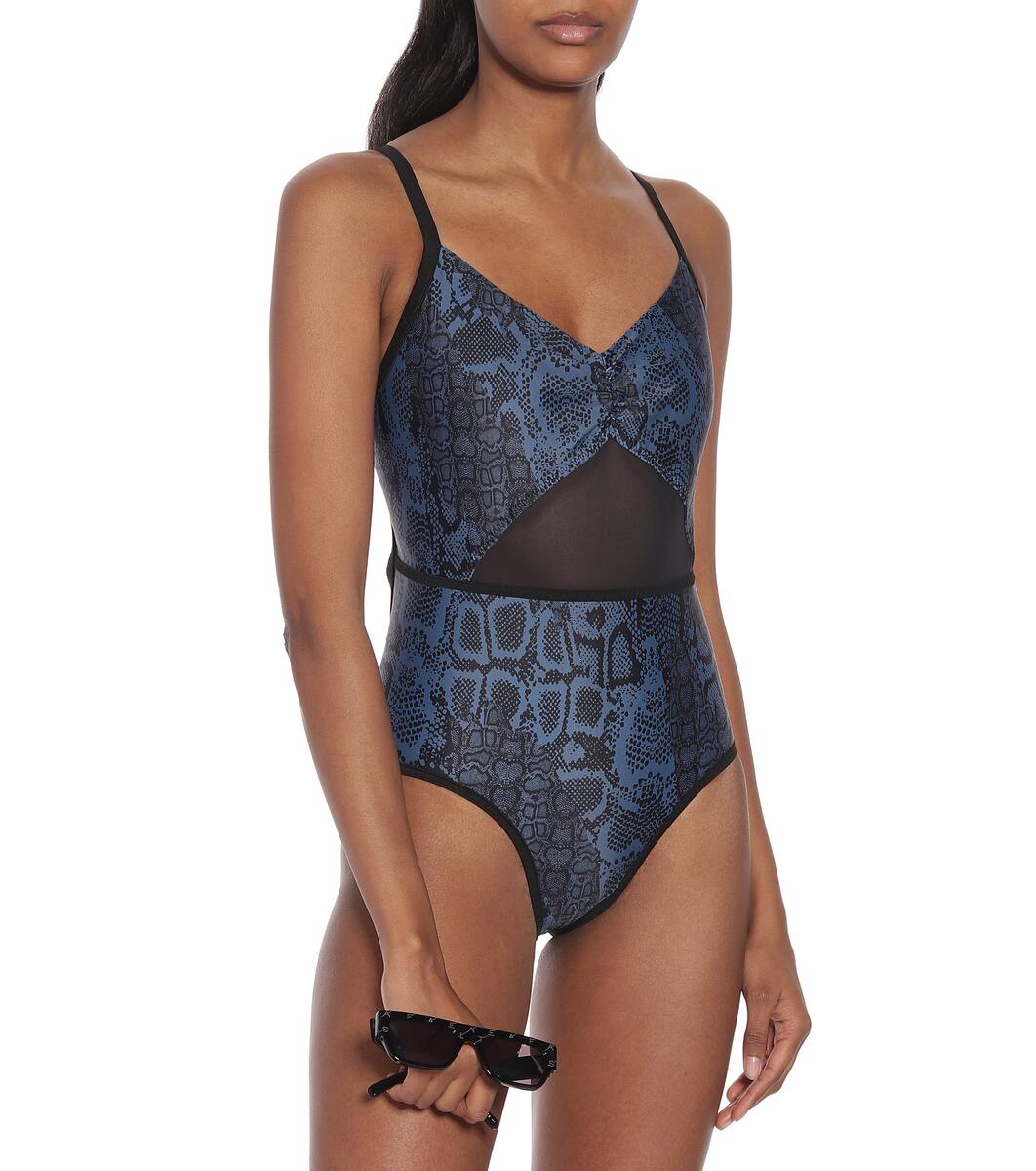 Adidas by Stella McCartney PrimeBlue snake print swimsuit Adidas Stella Sport Warm Padded Jacket, blau: