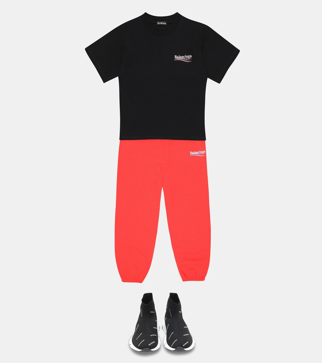 Balenciaga Kids - Logo cotton T-shirt 