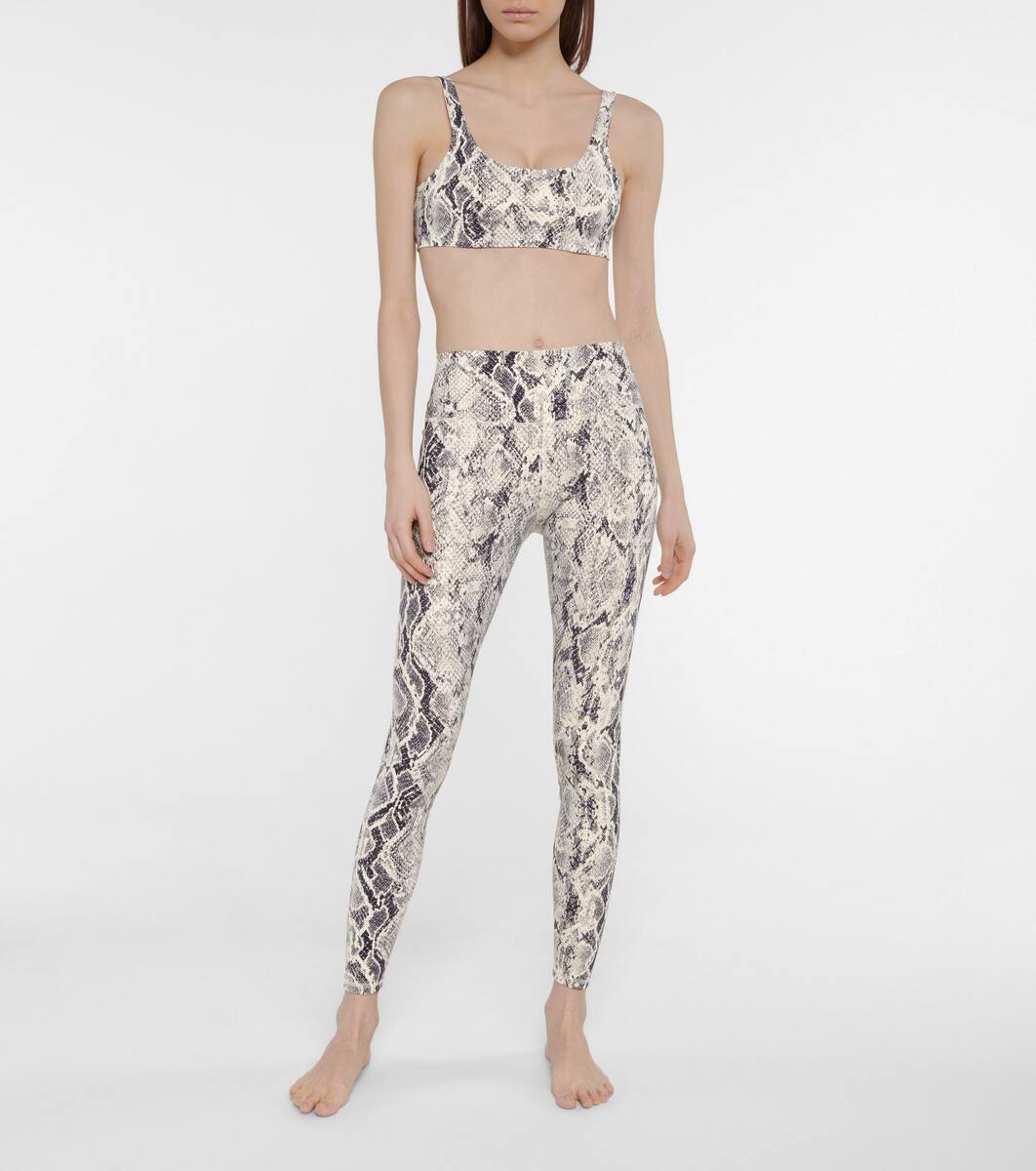 Alo Yoga - Vapor 스네이크 프린트 스포츠 브라 | Mytheresa Vapor 스네이크 프린트 스포츠 브라