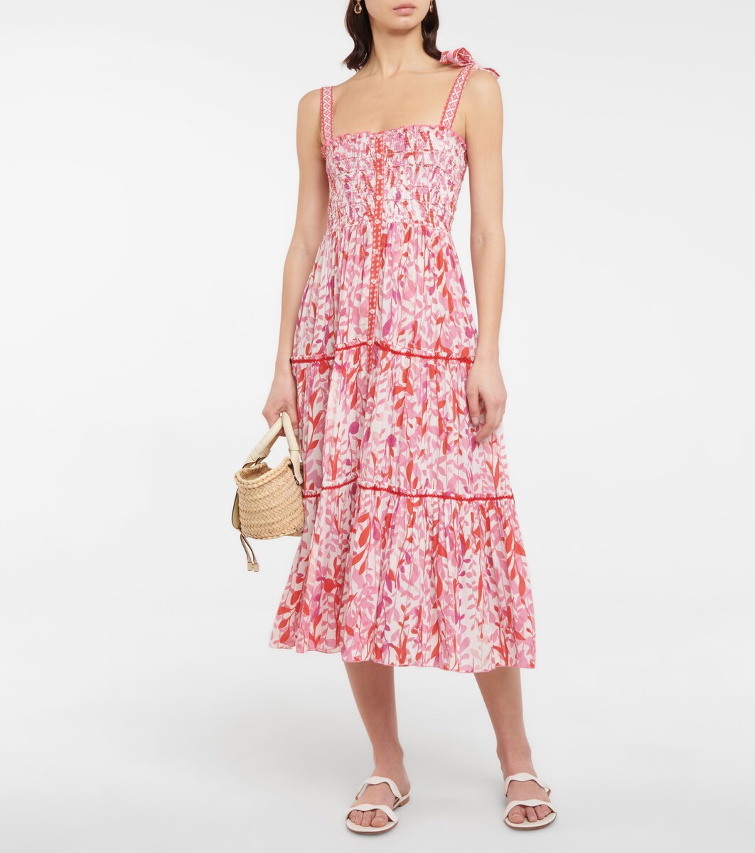 Poupette St Barth - Triny floral midi 