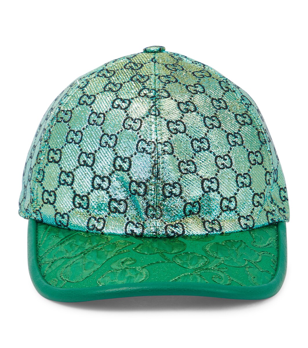 Gucci - Gorra de béisbol GG en jacquard de lamé | Mytheresa