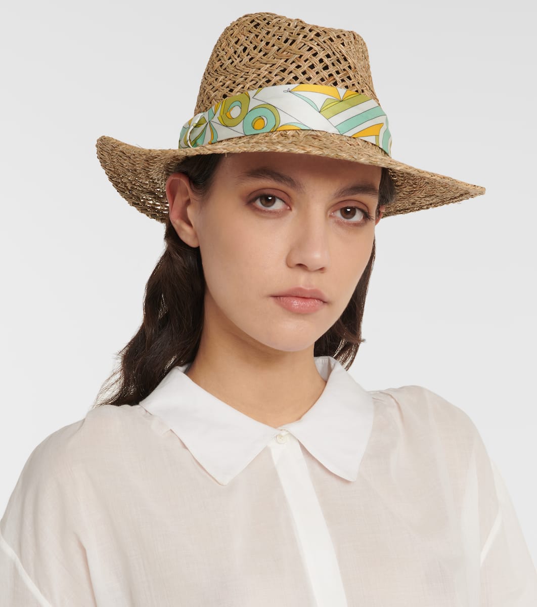 Emilio pucci straw hat clearance
