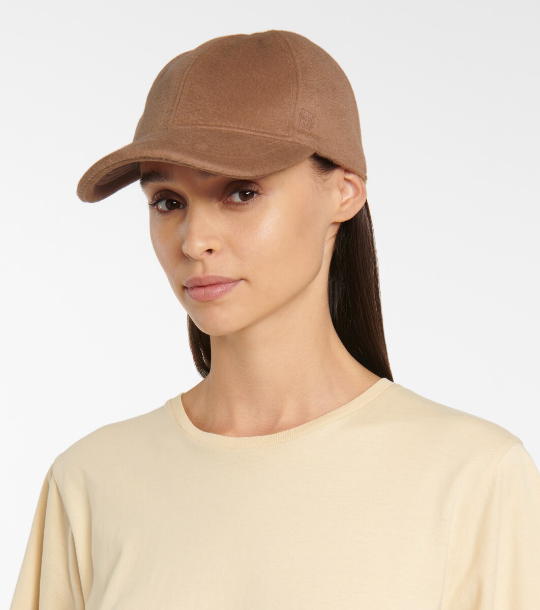 Wool and cashmere baseball cap | Mytheresa