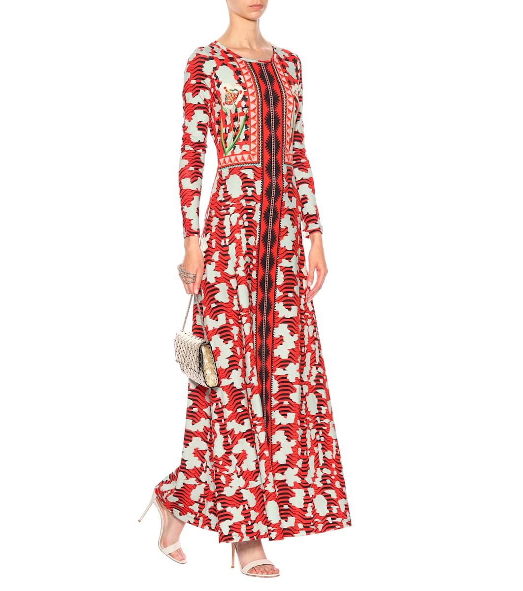 nellie printed maxi dress
