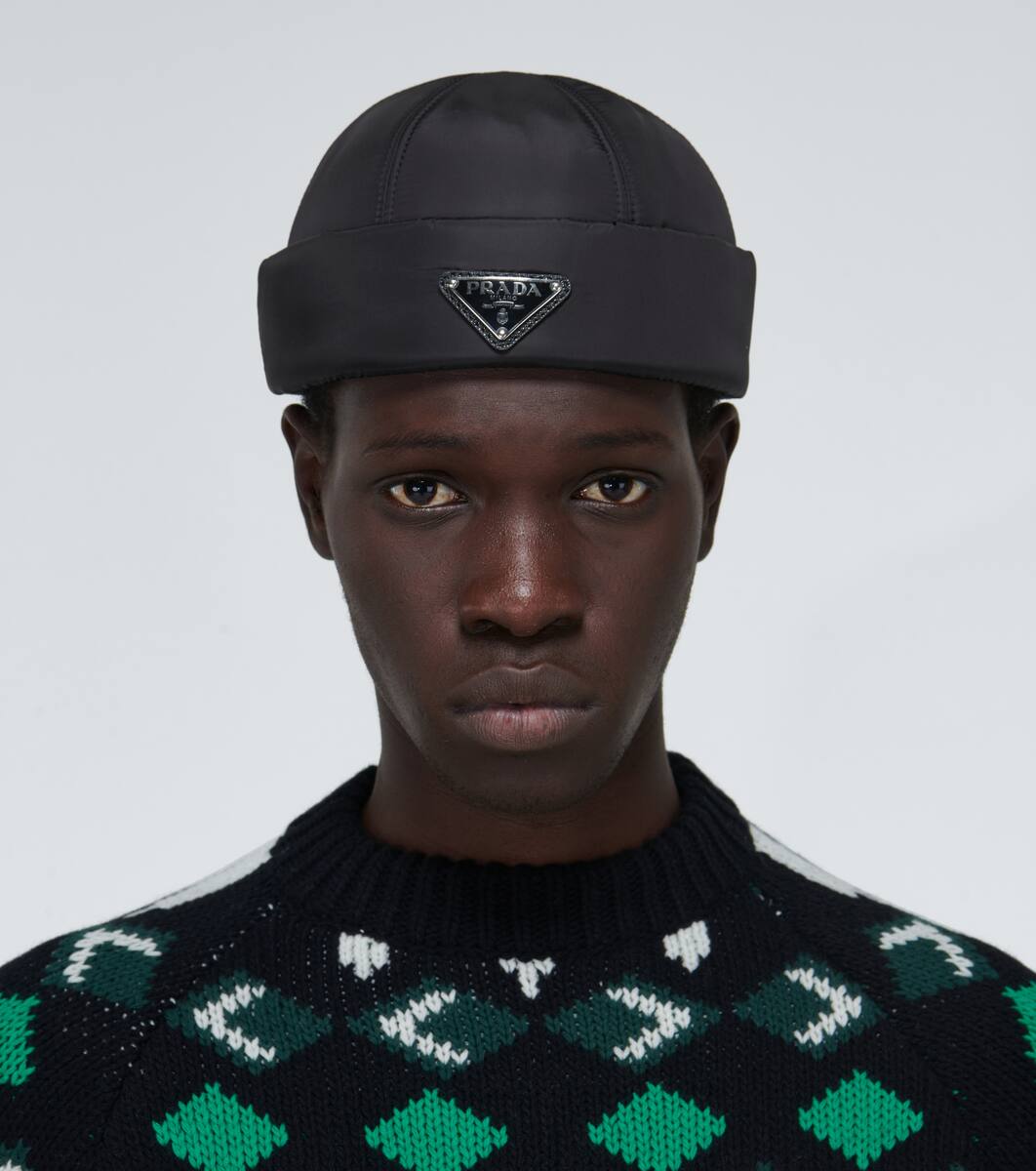 prada fitted hat