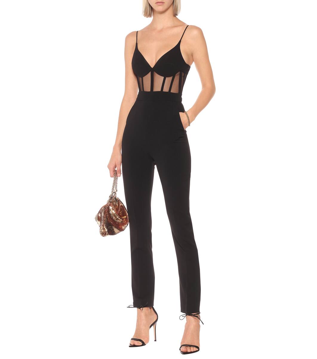 lace bodice cami jumpsuit express