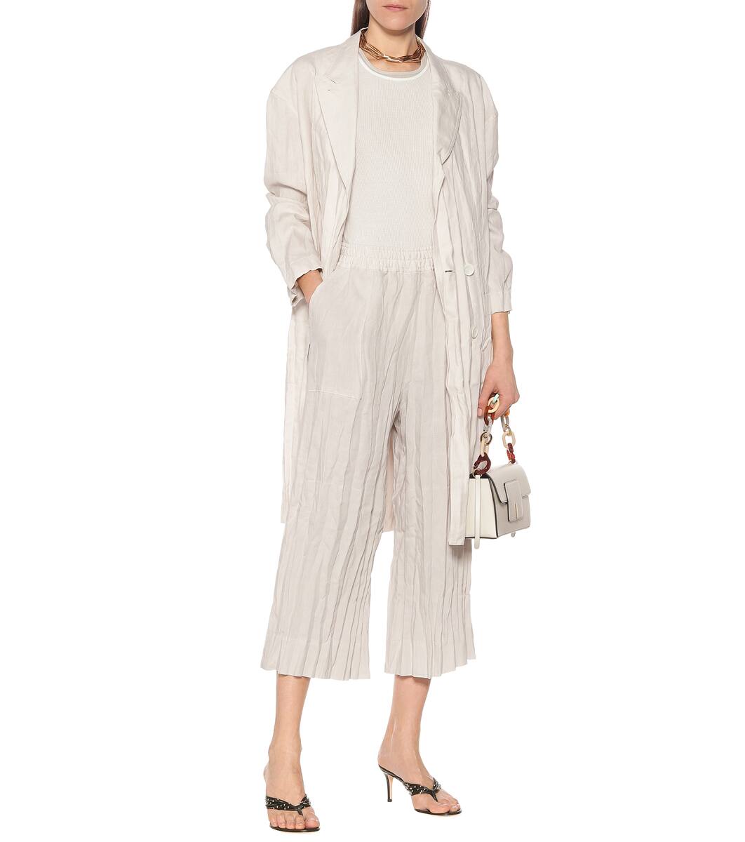 3654 Linen Long Sleeve Shirt Summer Collection Women