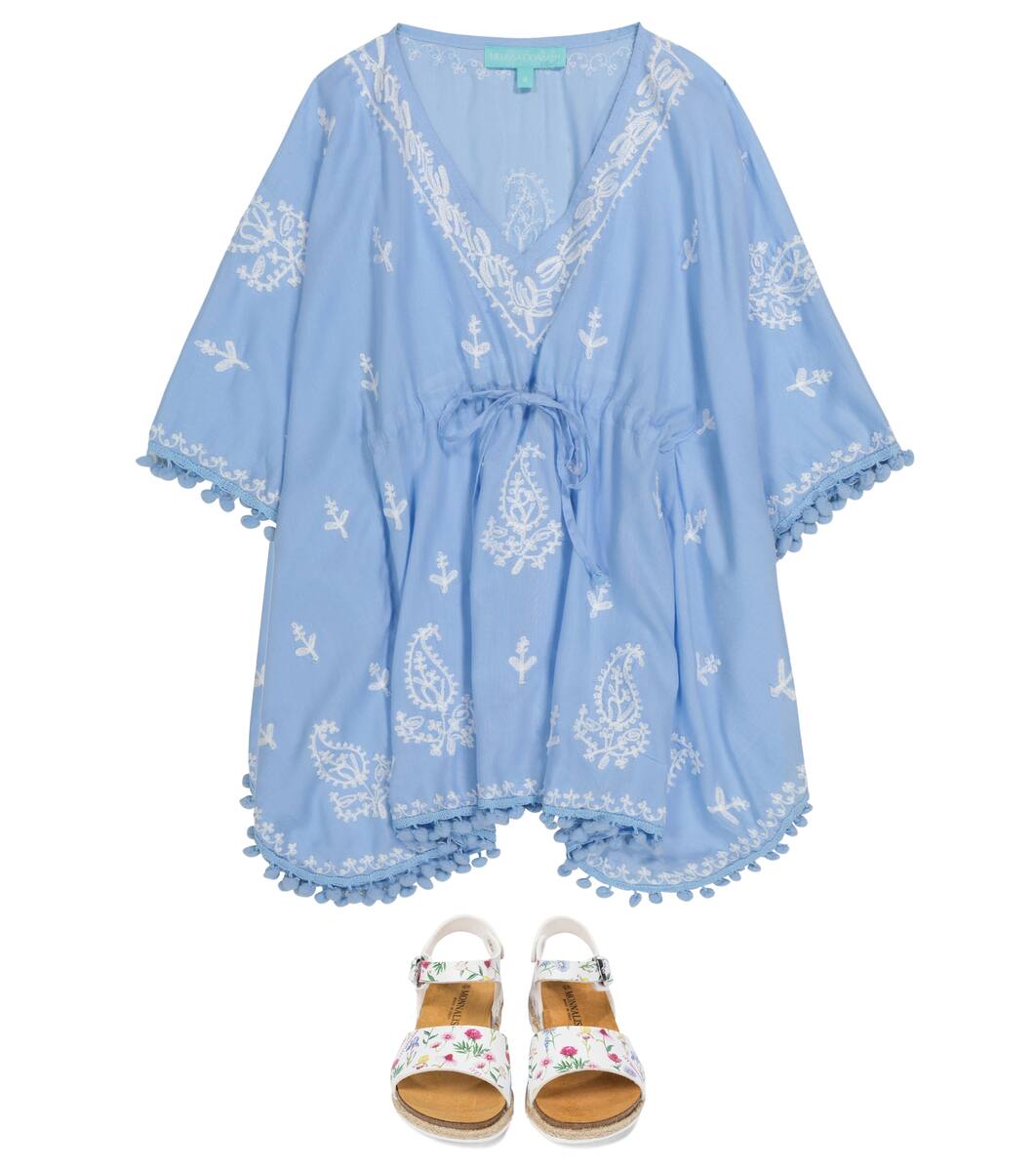 Caftano Baby Sharize con ricamo Mytheresa Abbigliamento Vestiti Vestiti stampati 