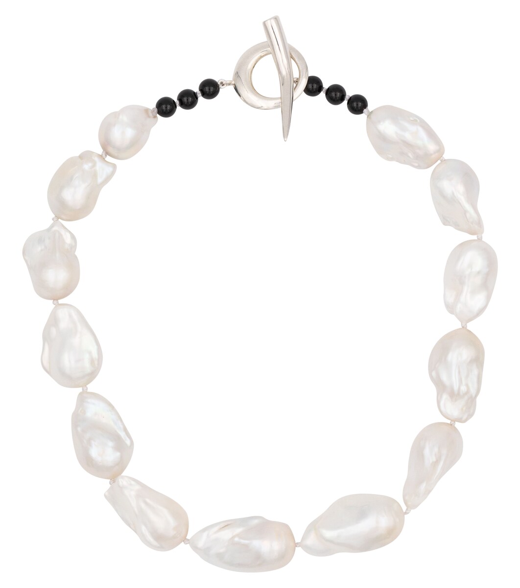 Baroque Pearl And Sterling Silver 