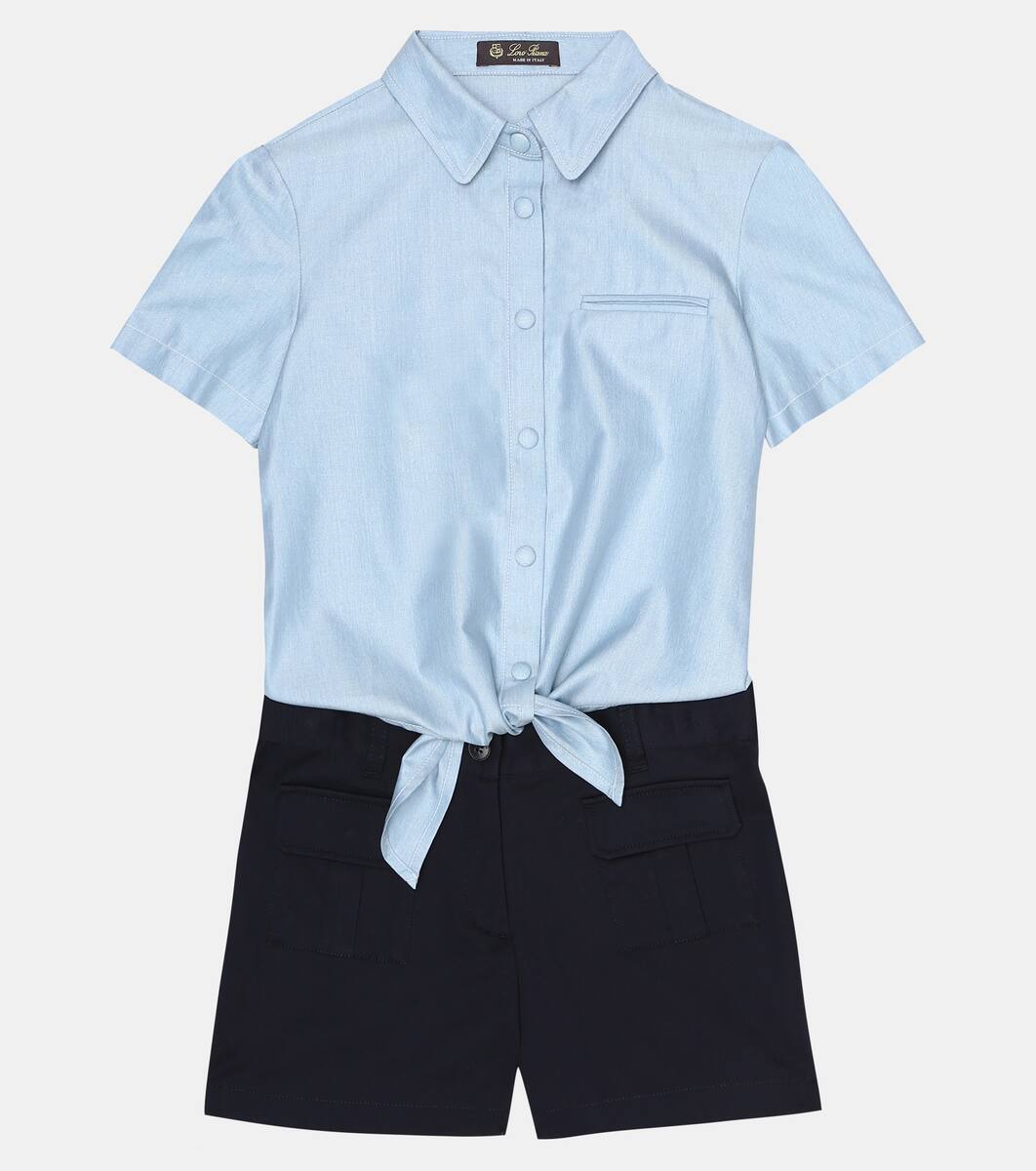 Mytheresa Bambina Abbigliamento Pantaloni e jeans Shorts Pantaloncini Shorts Tanya in cotone stretch