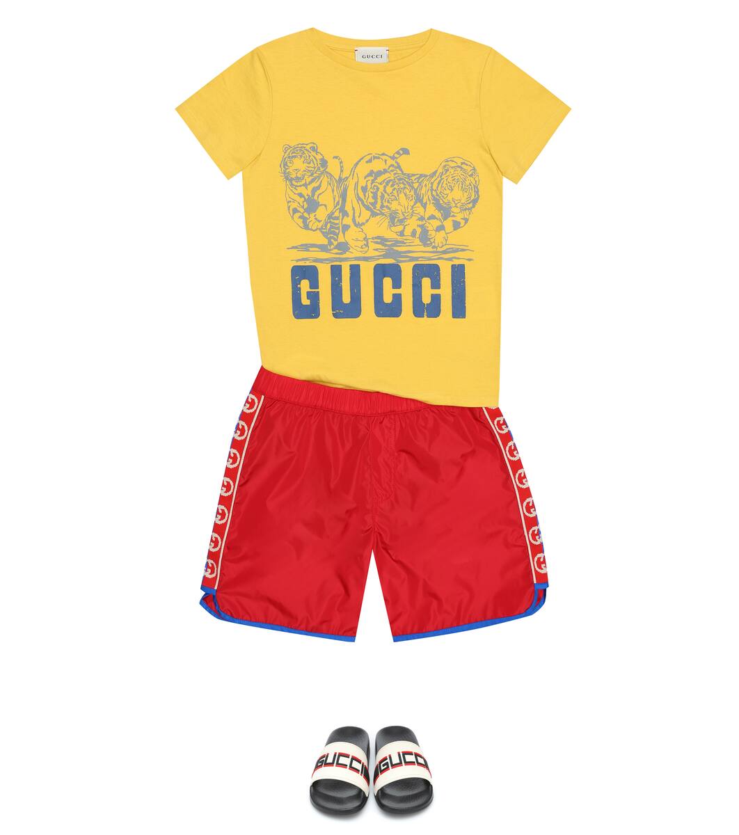 boys gucci swim shorts