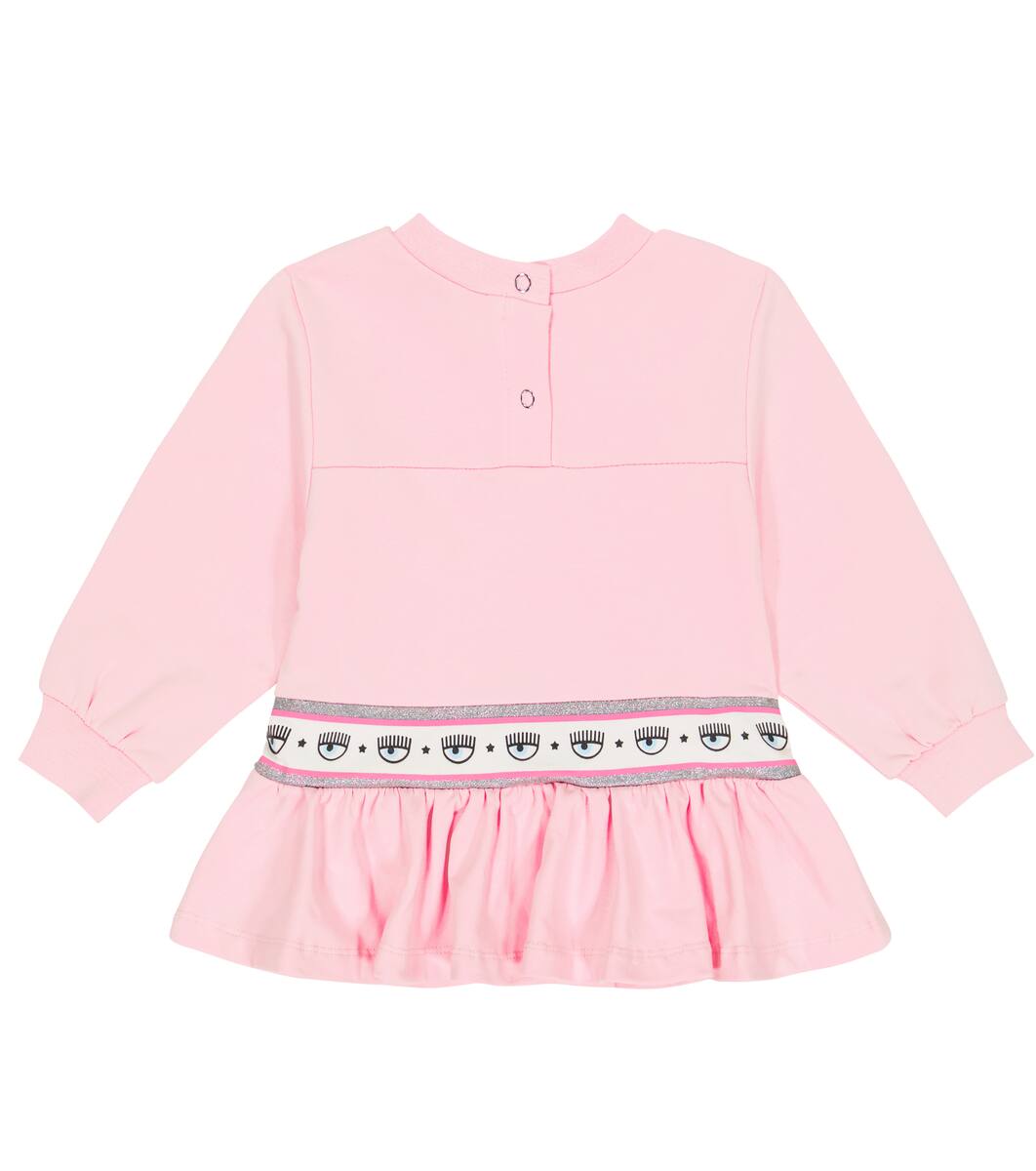 X Chiara Ferragni Mytheresa Abbigliamento Vestiti Vestiti estivi Baby Abito felpa in misto cotone 
