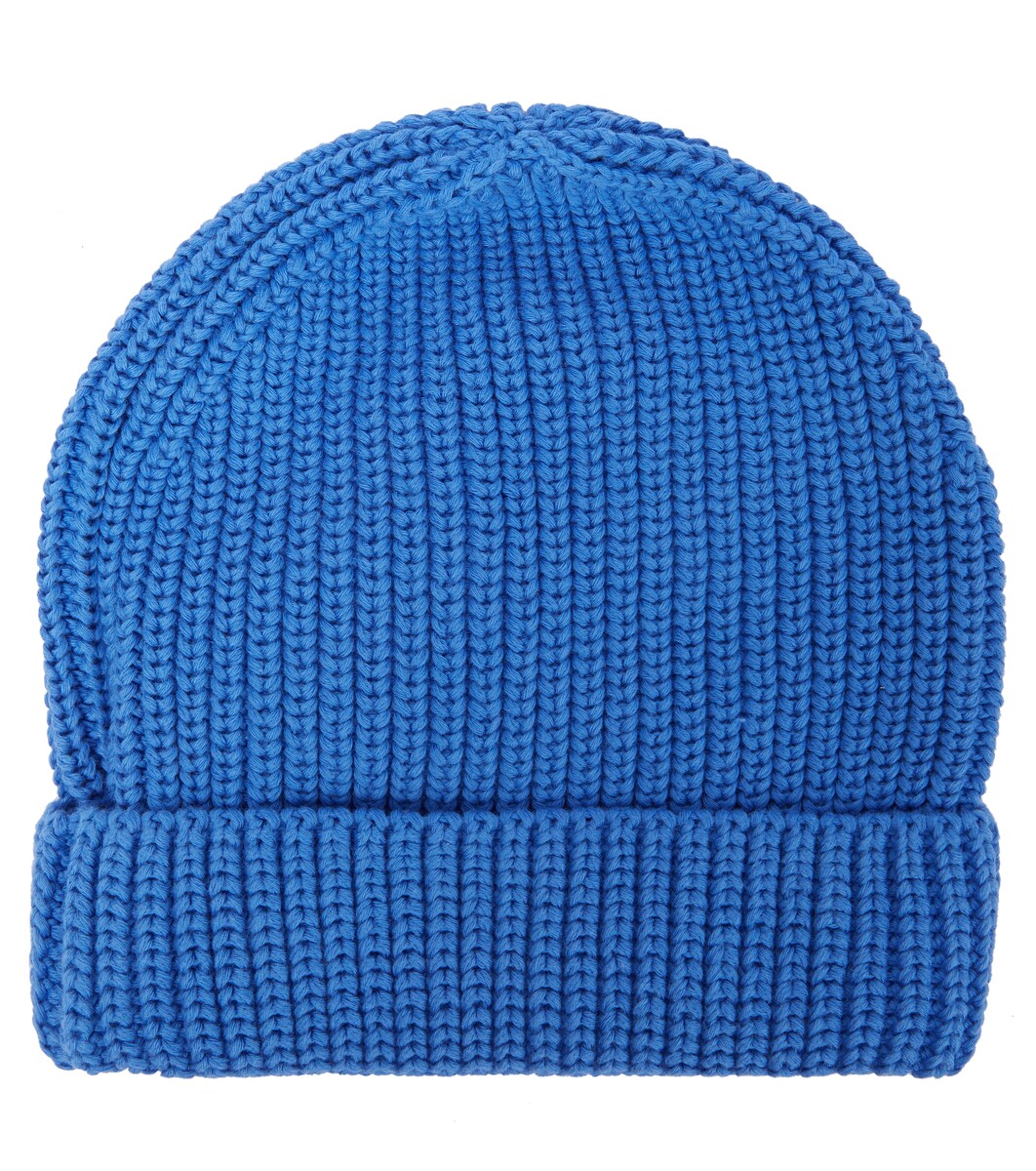 Logo embroidered cotton beanie | Mytheresa