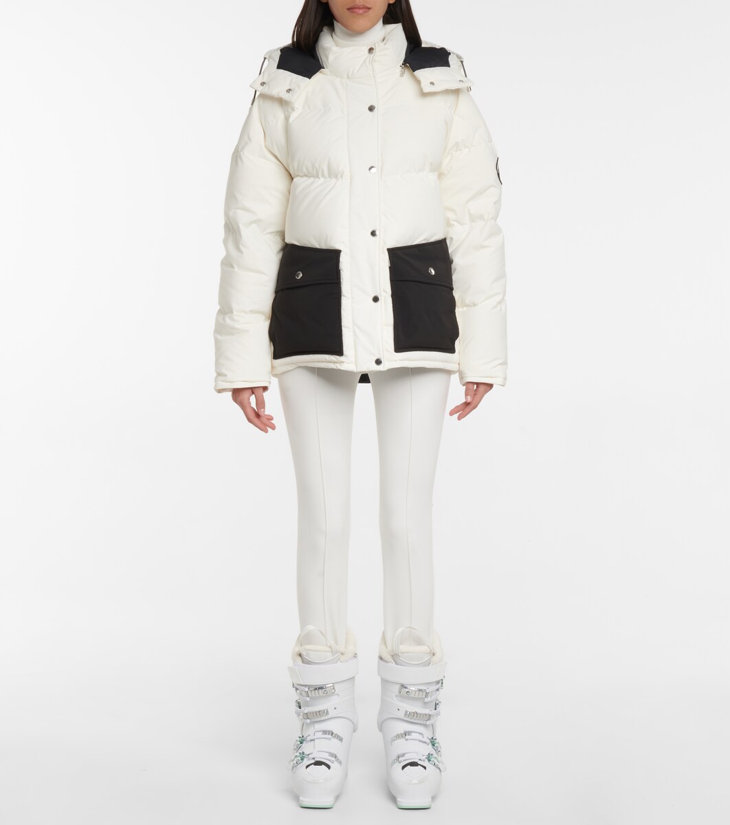 Cordova, Hakuba Down Ski Jacket, Women, White, XS, Ski Jackets, Materialmix