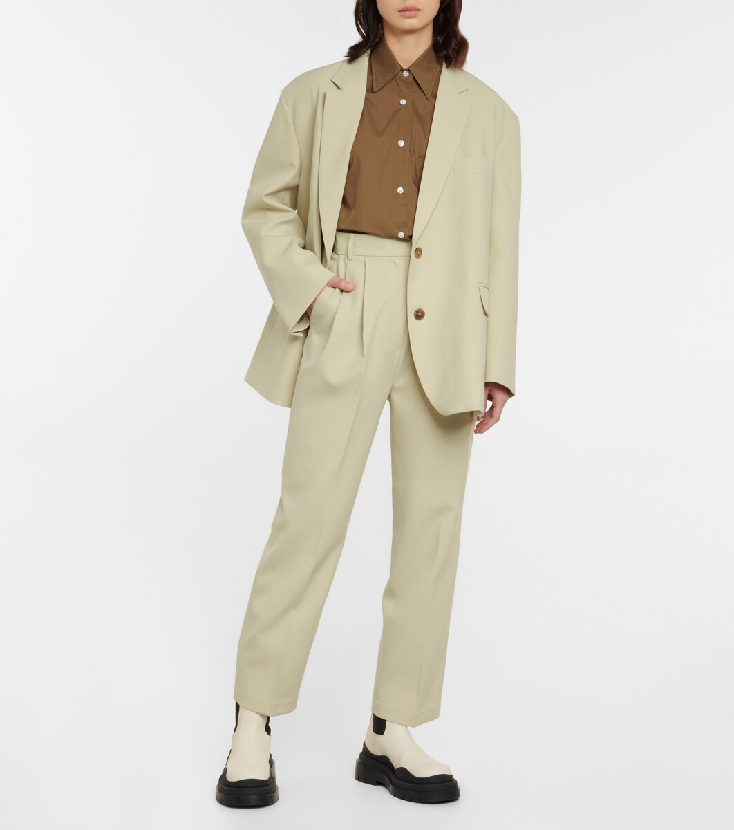 Frankie Shop - Bea twill high-rise 