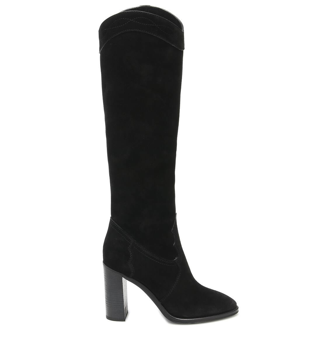 saint laurent kate knee high boots