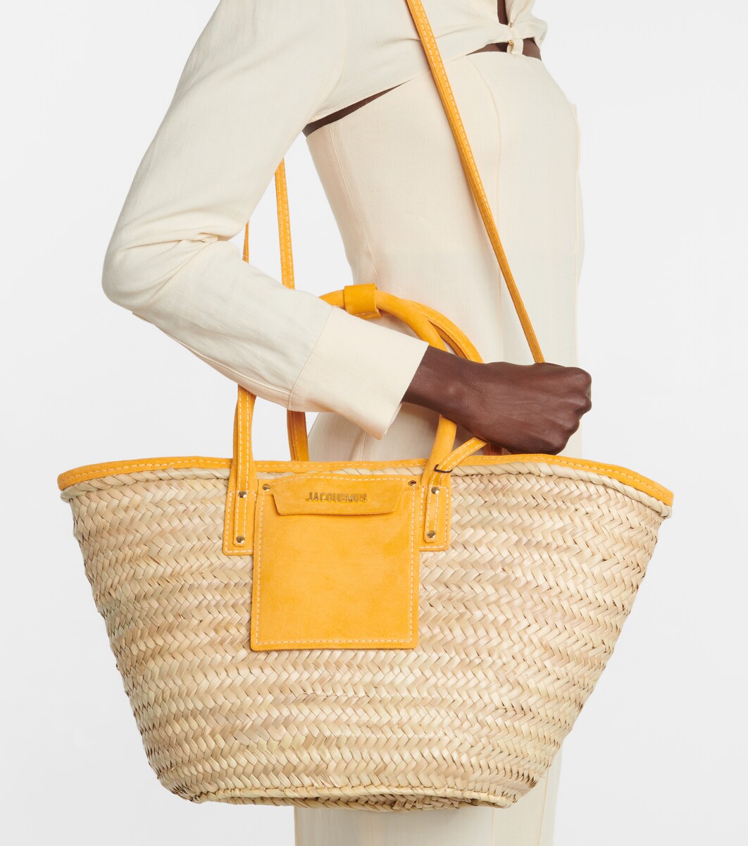 Jacquemus - Tote Le Panier Soleil de paja | Mytheresa