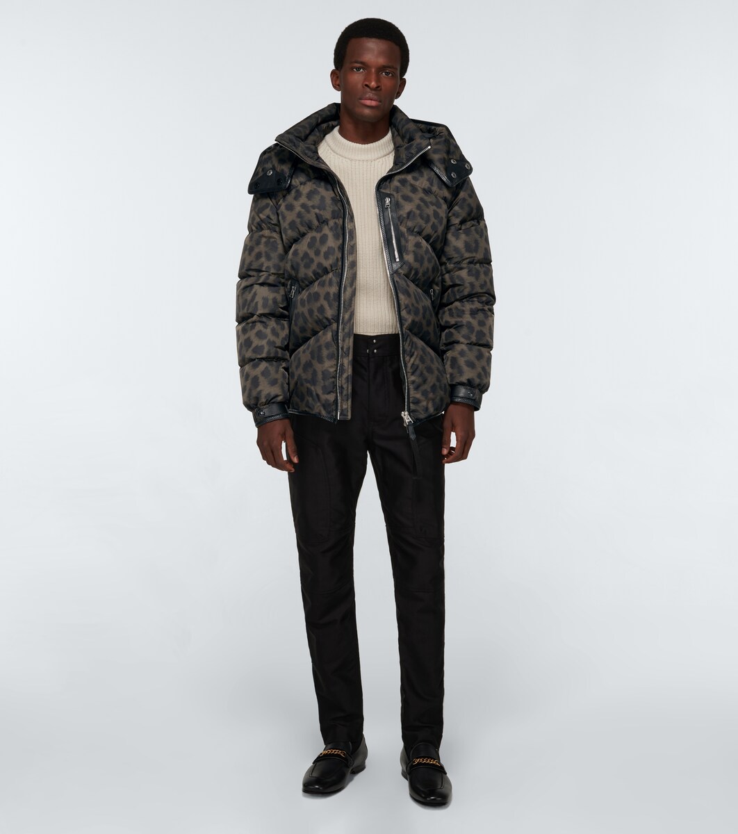 tom ford leopard coat