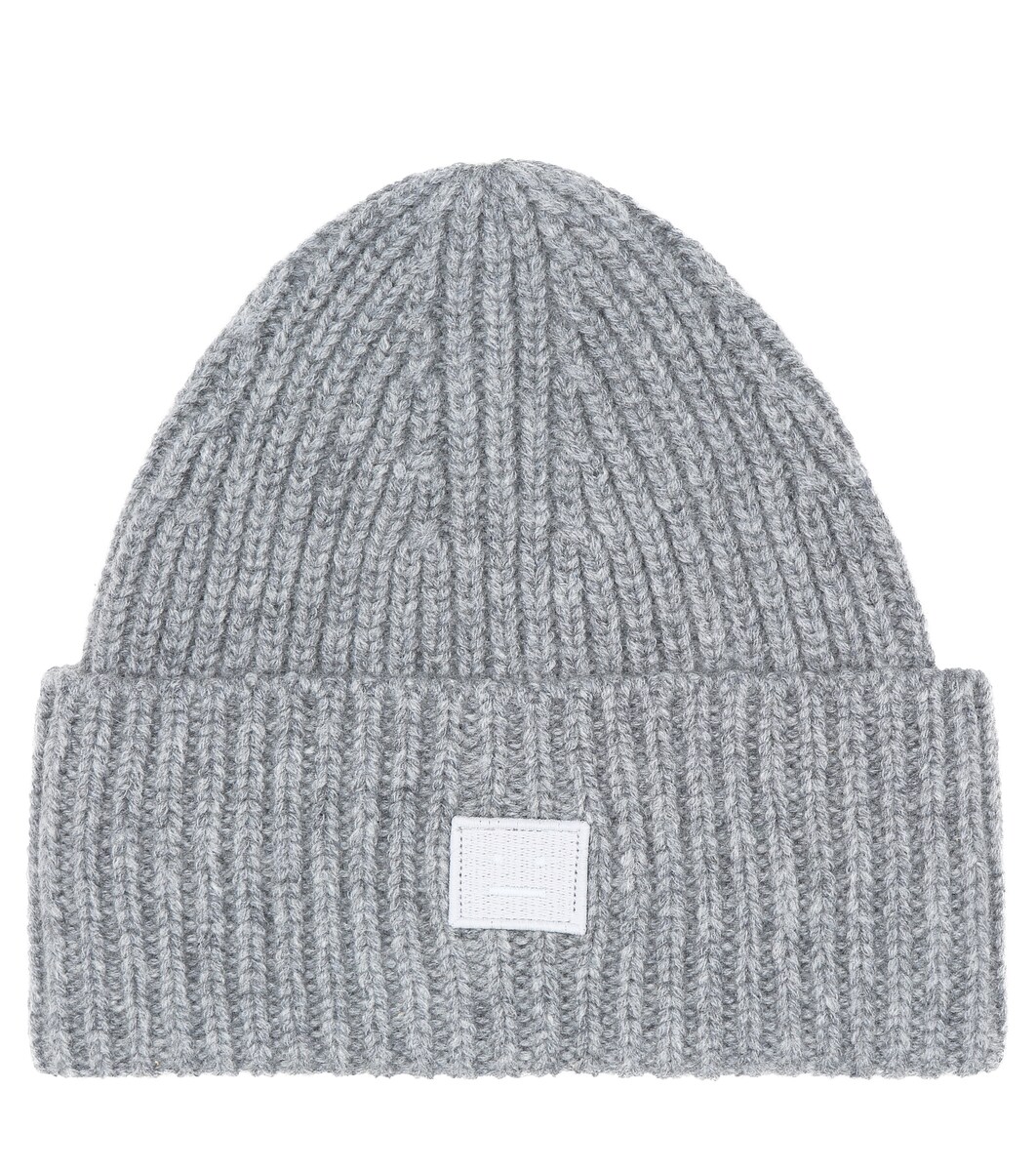 Mini Pansy N Face Wool Beanie - Acne 