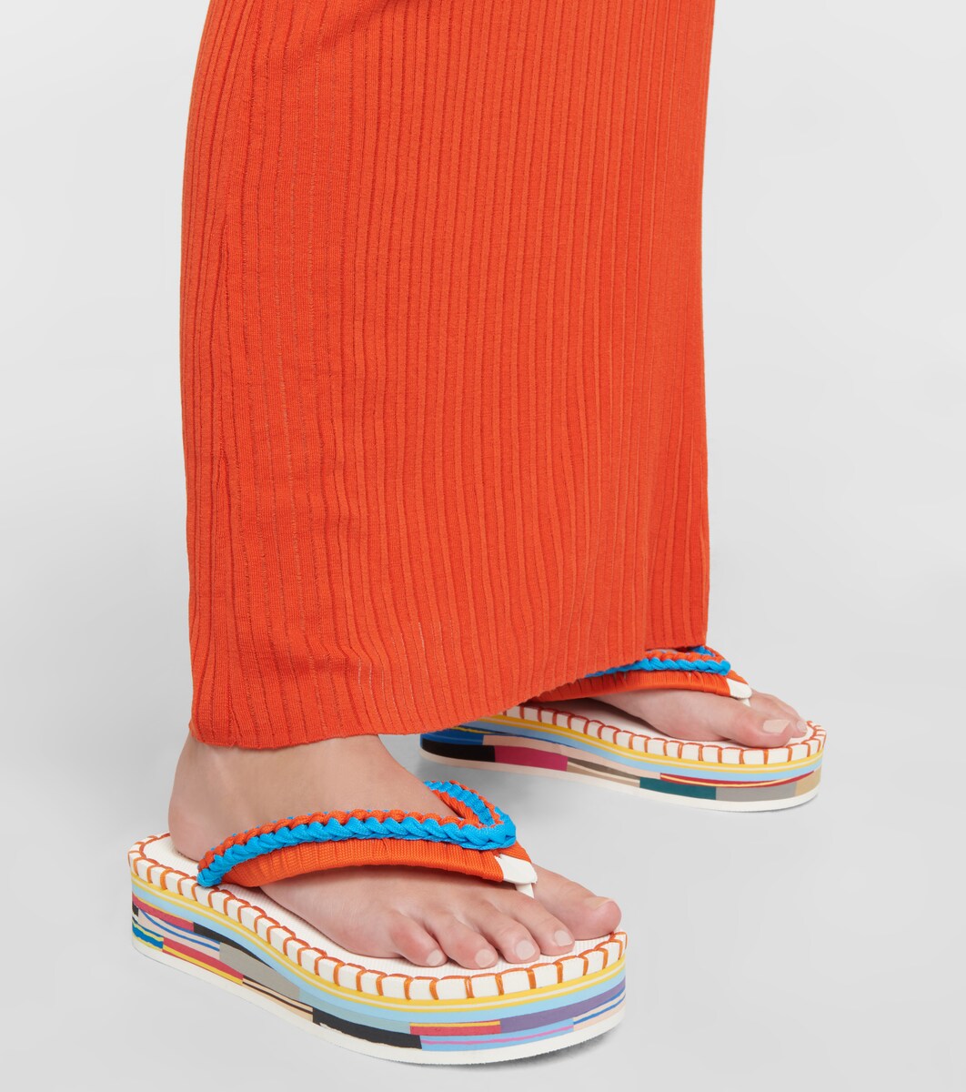 Chloé - Lou crochet thong sandals | Mytheresa