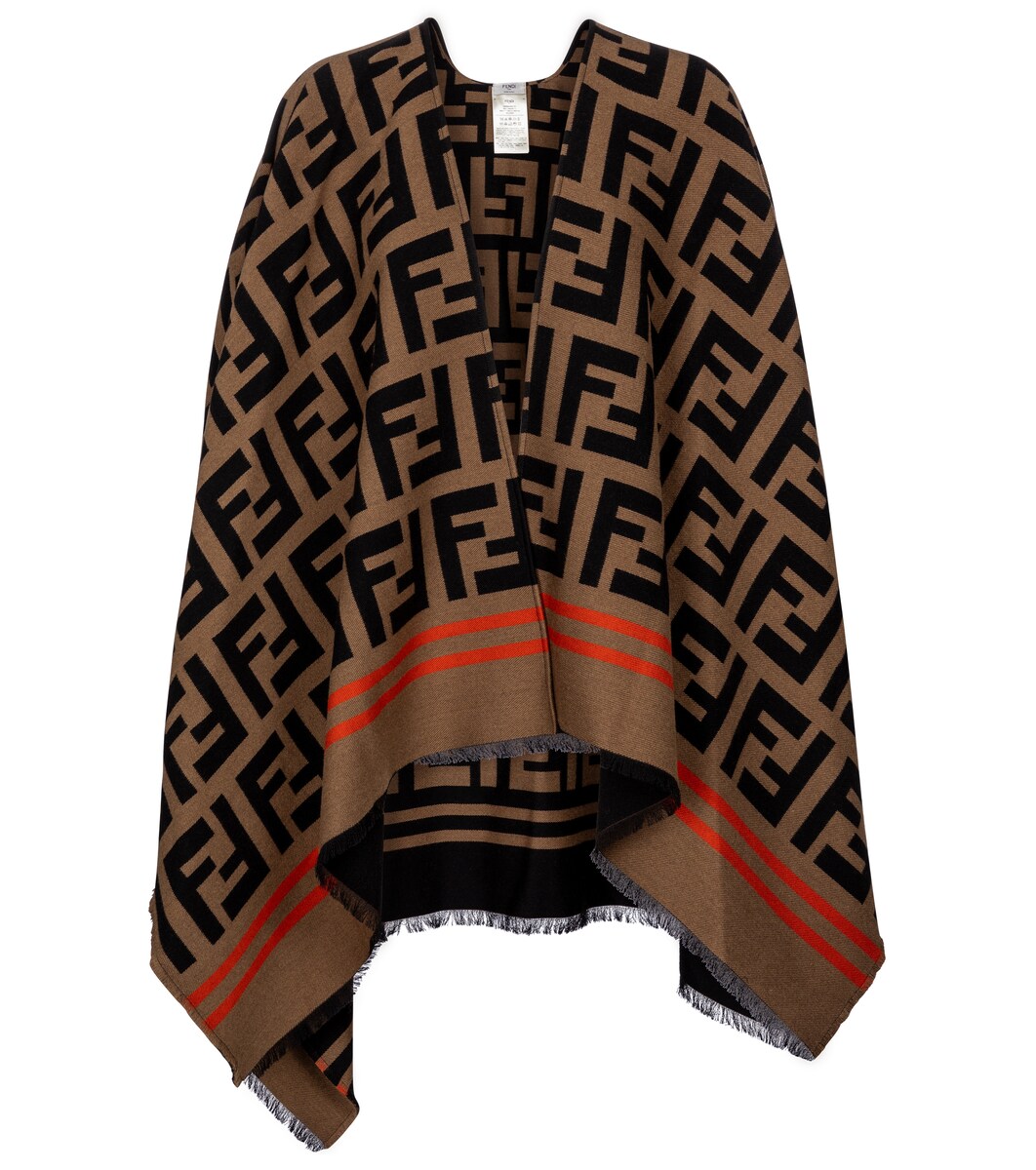 fendi logo cape