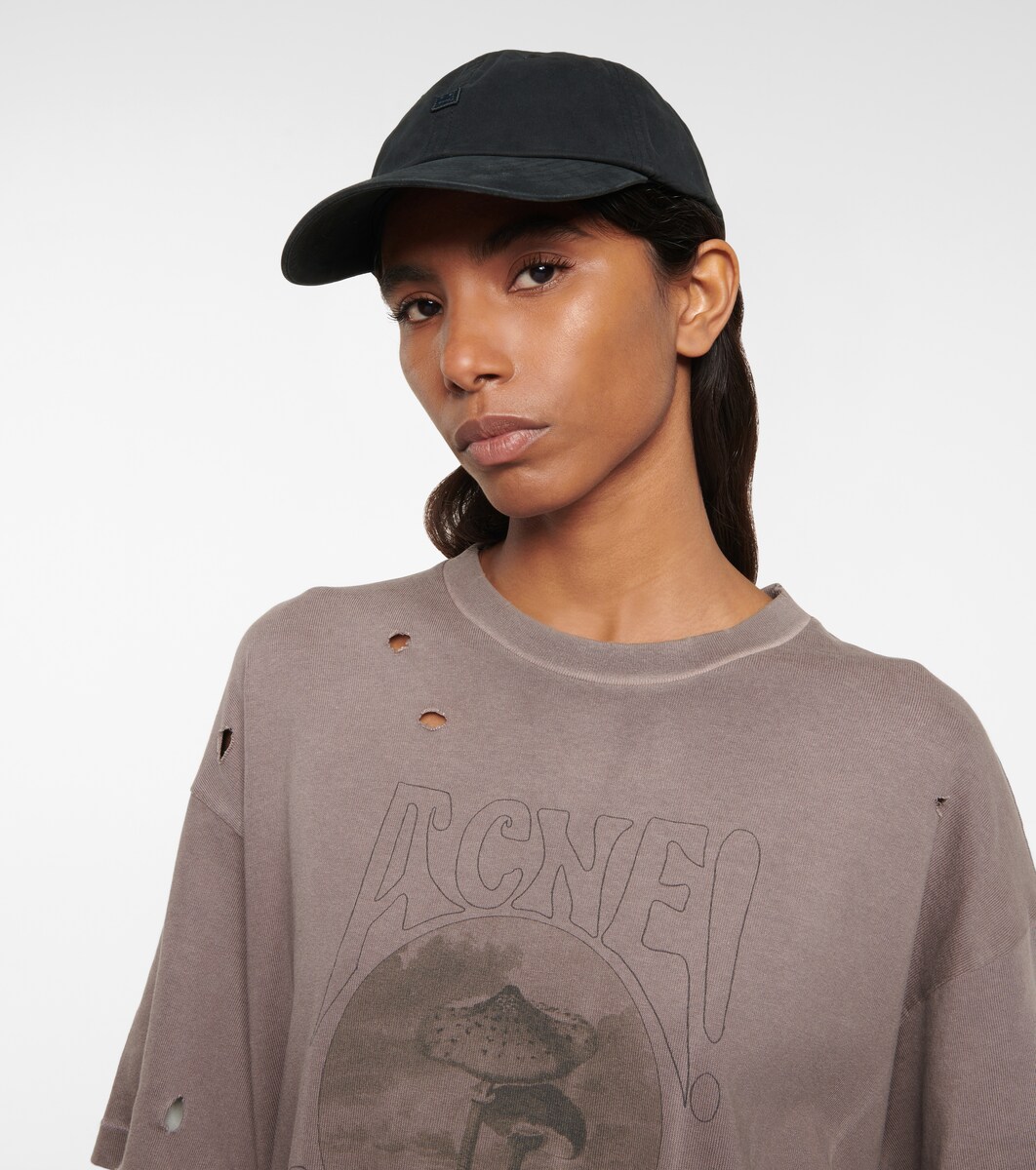 Acne Studios - Face cotton baseball cap 