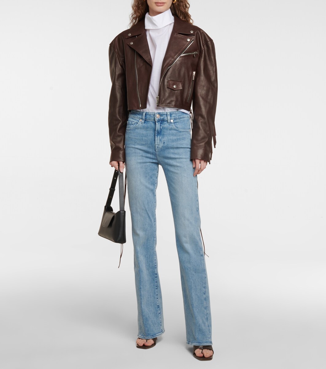 Lisha high-rise flared jeans 