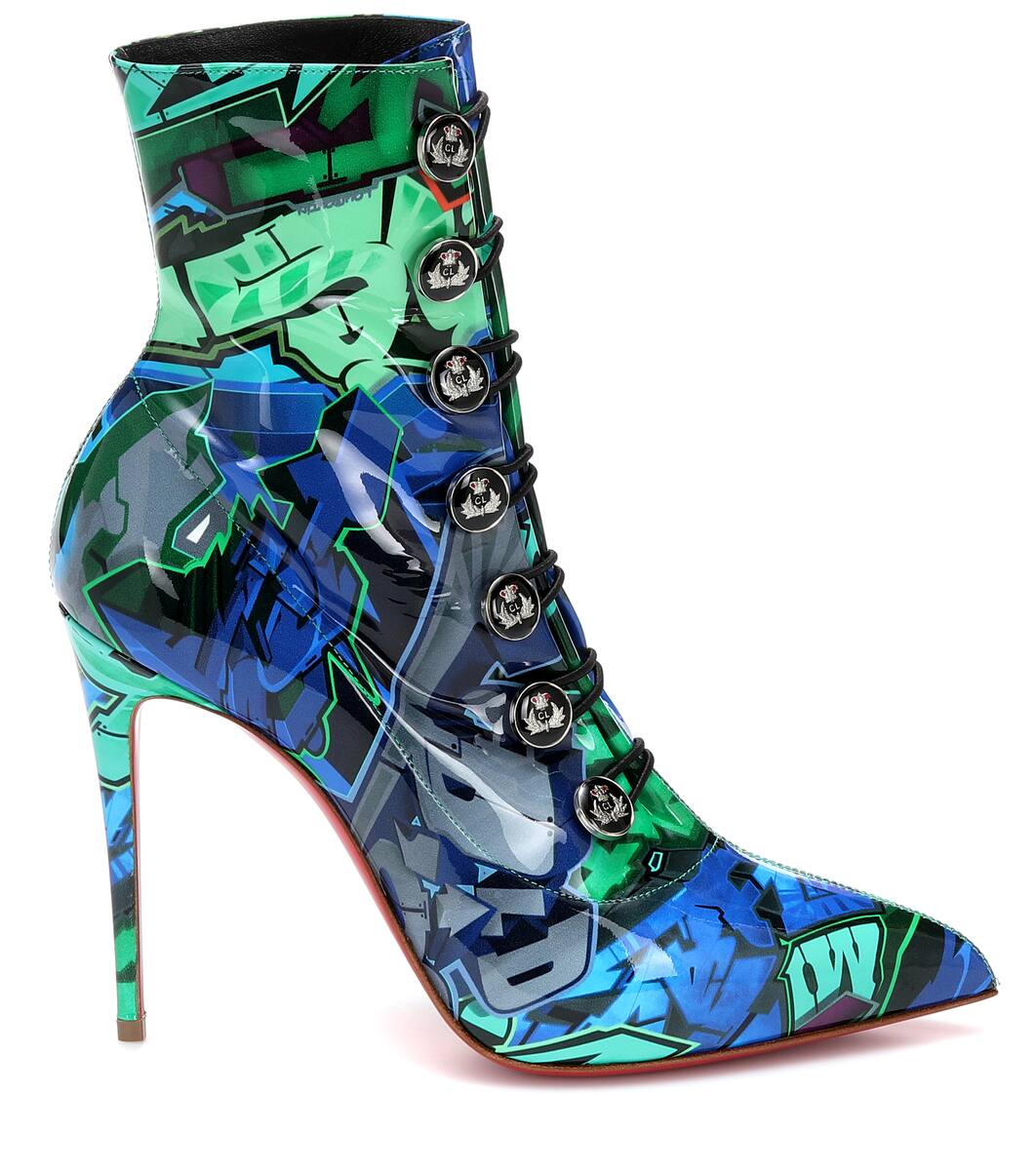 Christian louboutin graffiti boots clearance