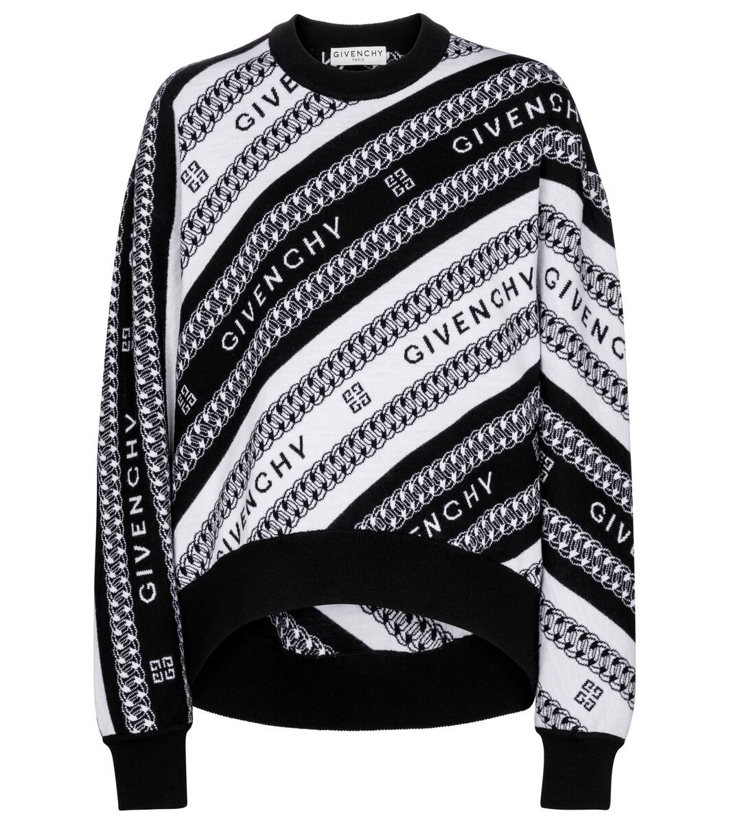 givenchy black and white sweater