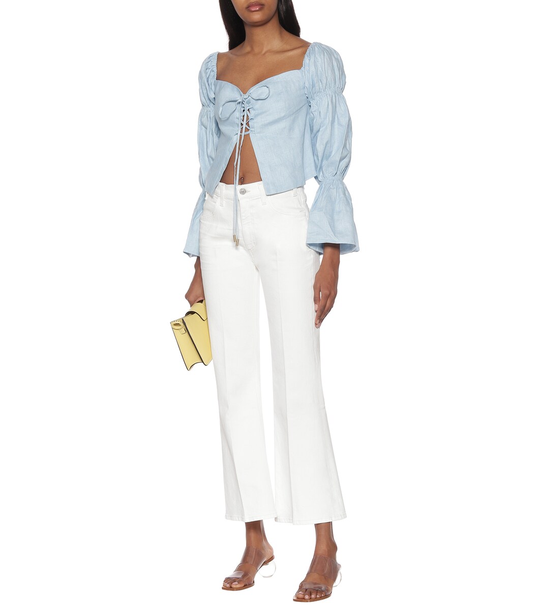Amelia high-rise flared jeans 