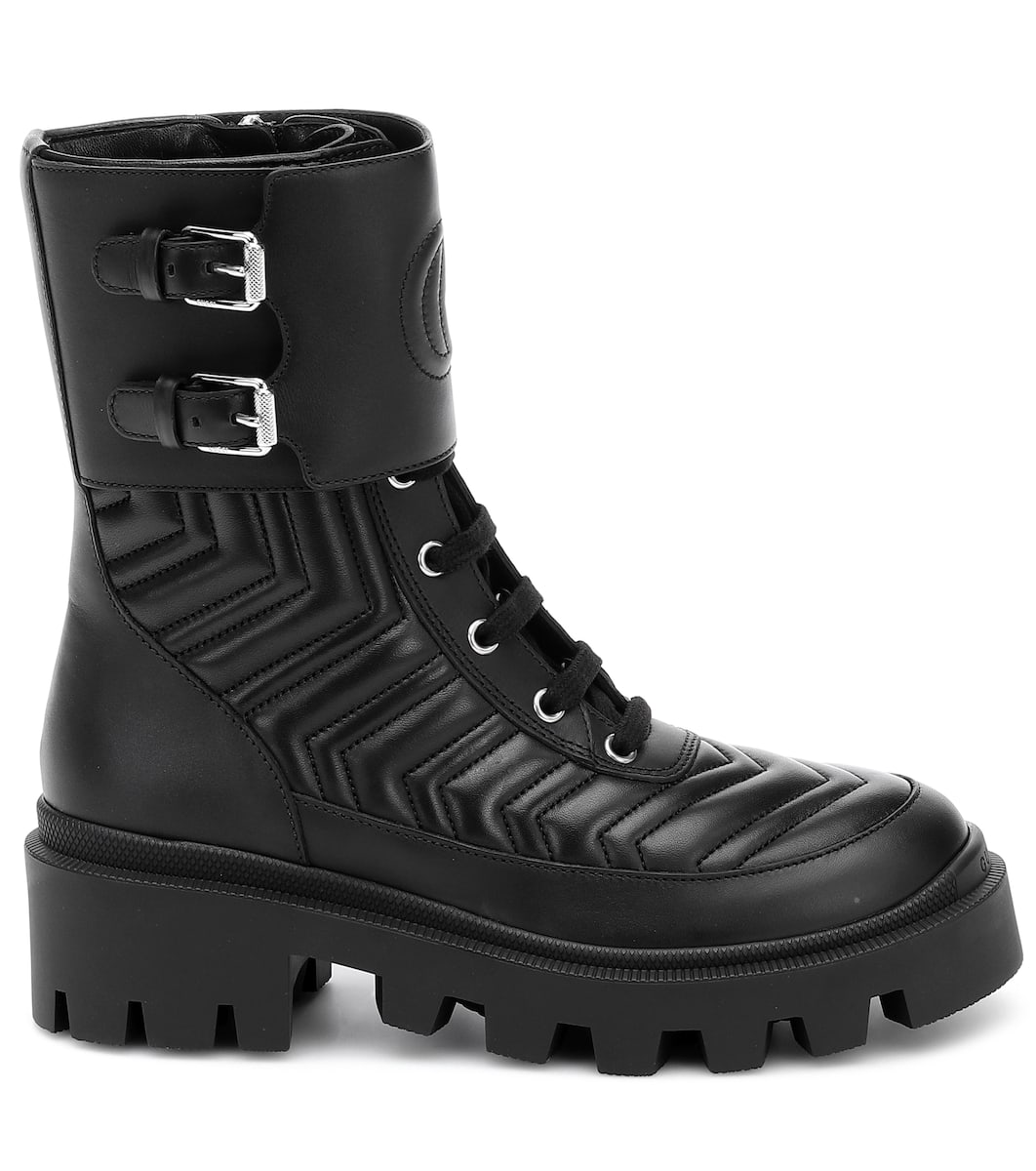 Frances gg matelassé platform combat boot Clearance
