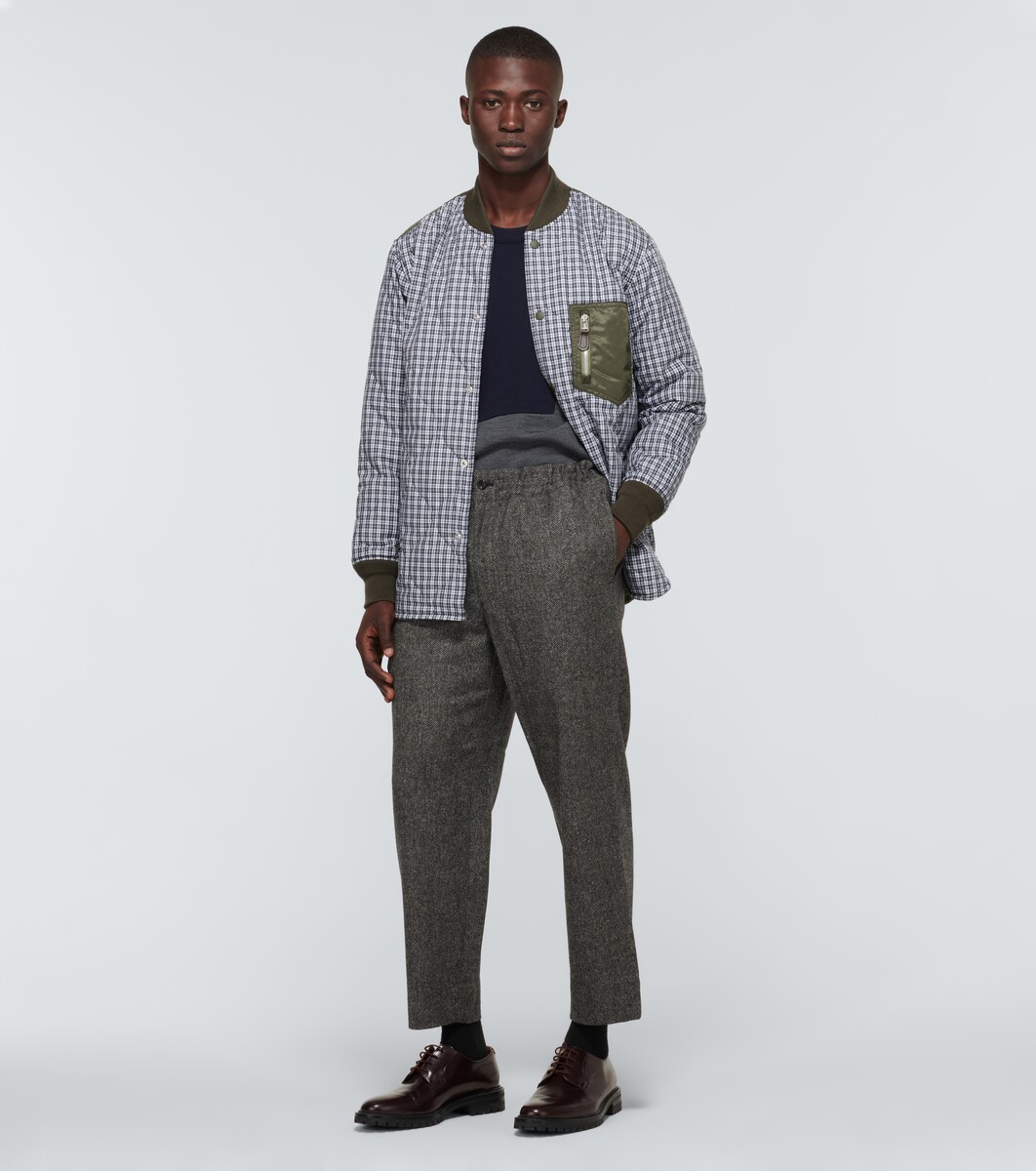 comme des garcons quilted jacket jacket