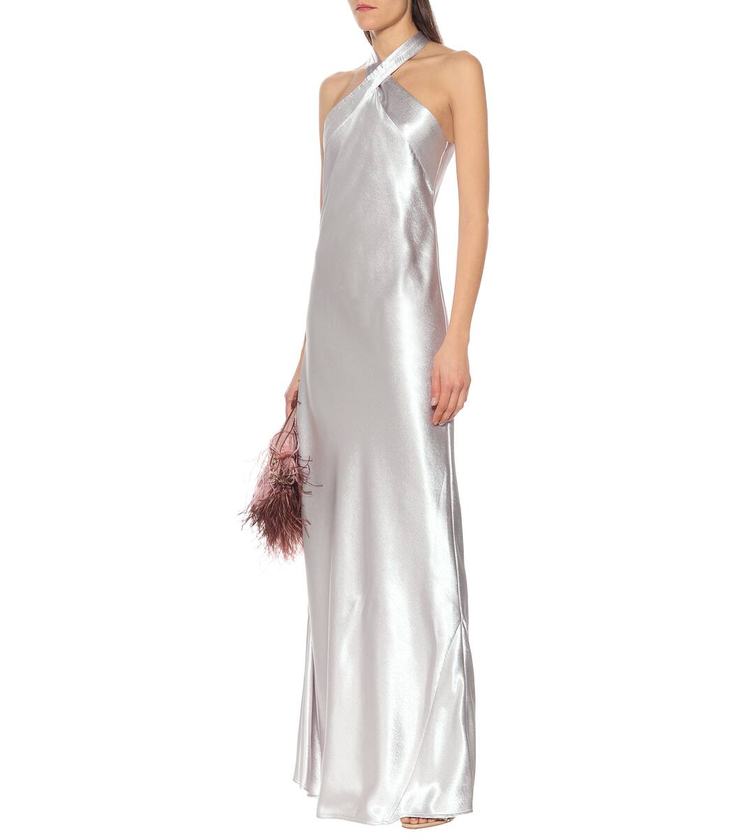 galvan satin dress