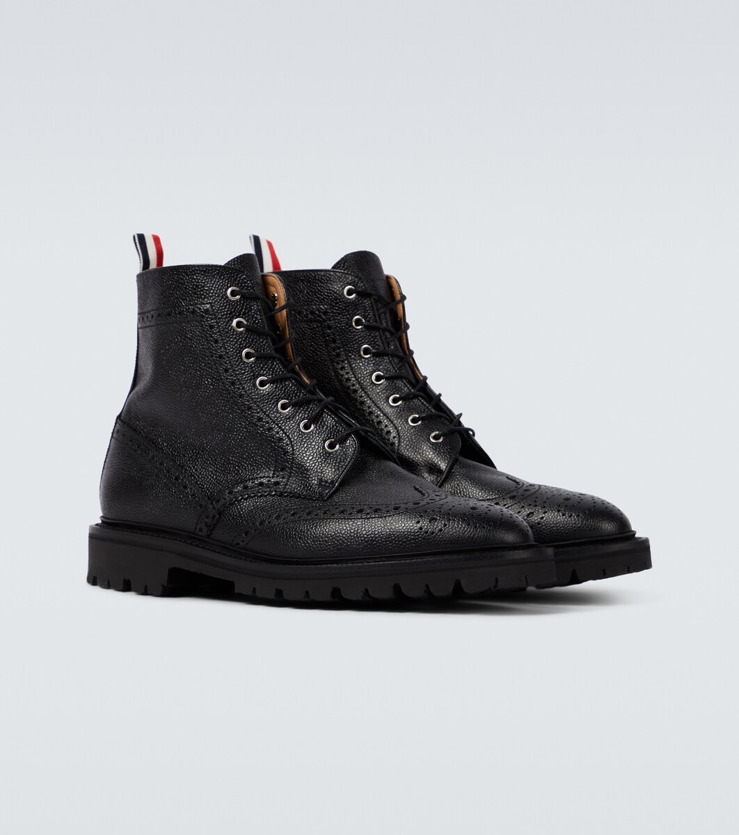 high top wingtip boots