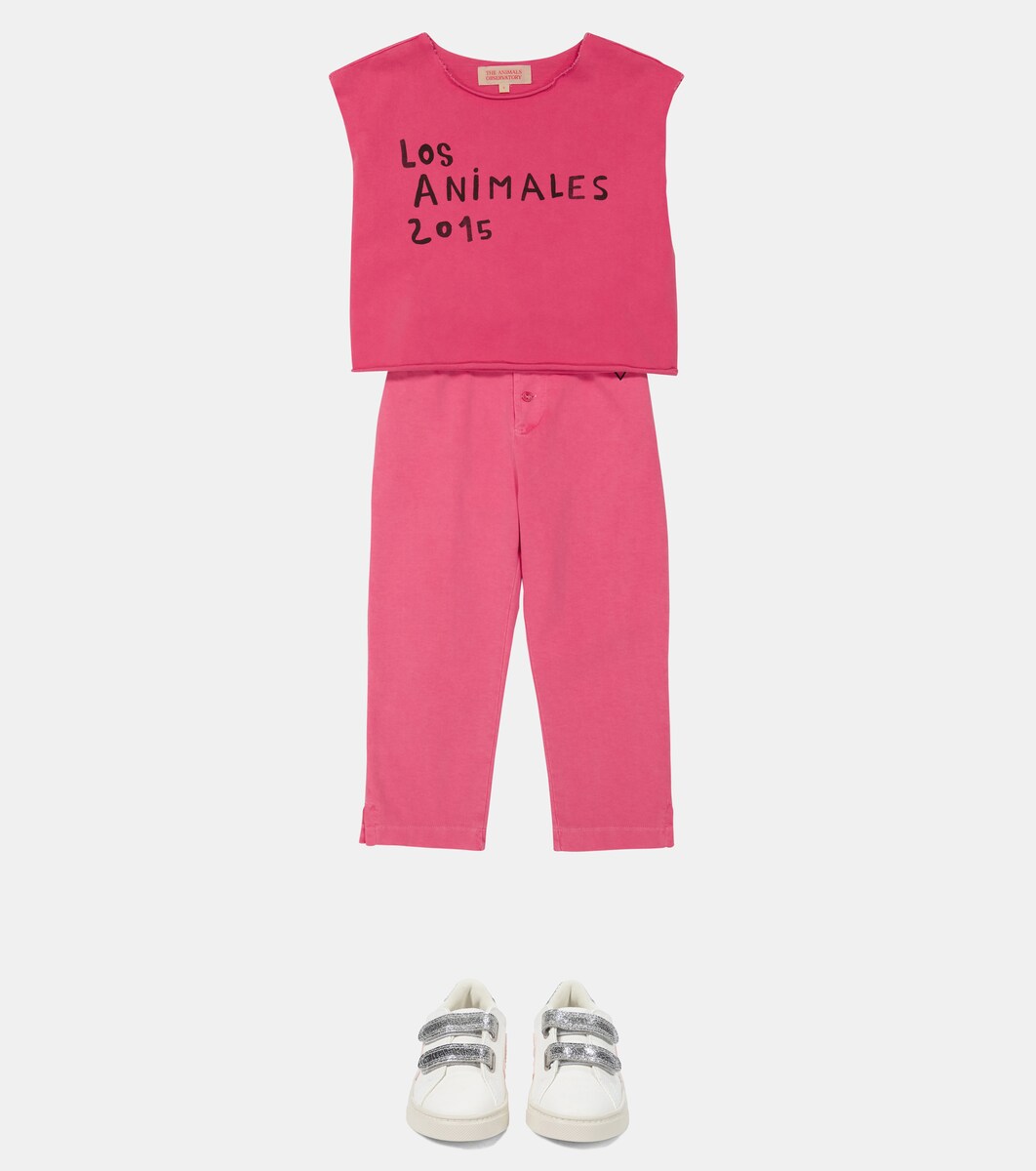 Camaleon printed cotton pants 