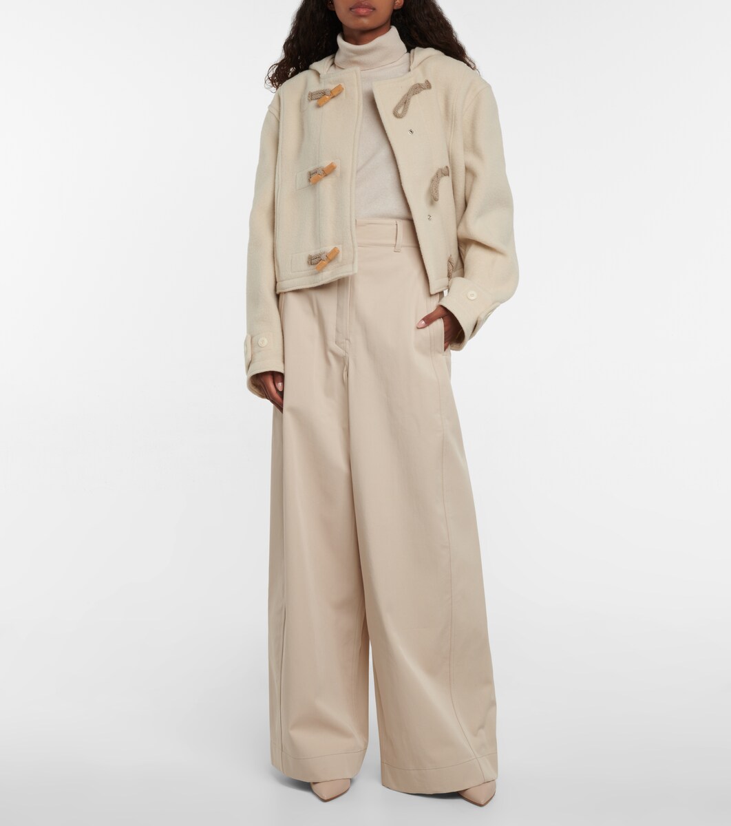 lemaire wool coat