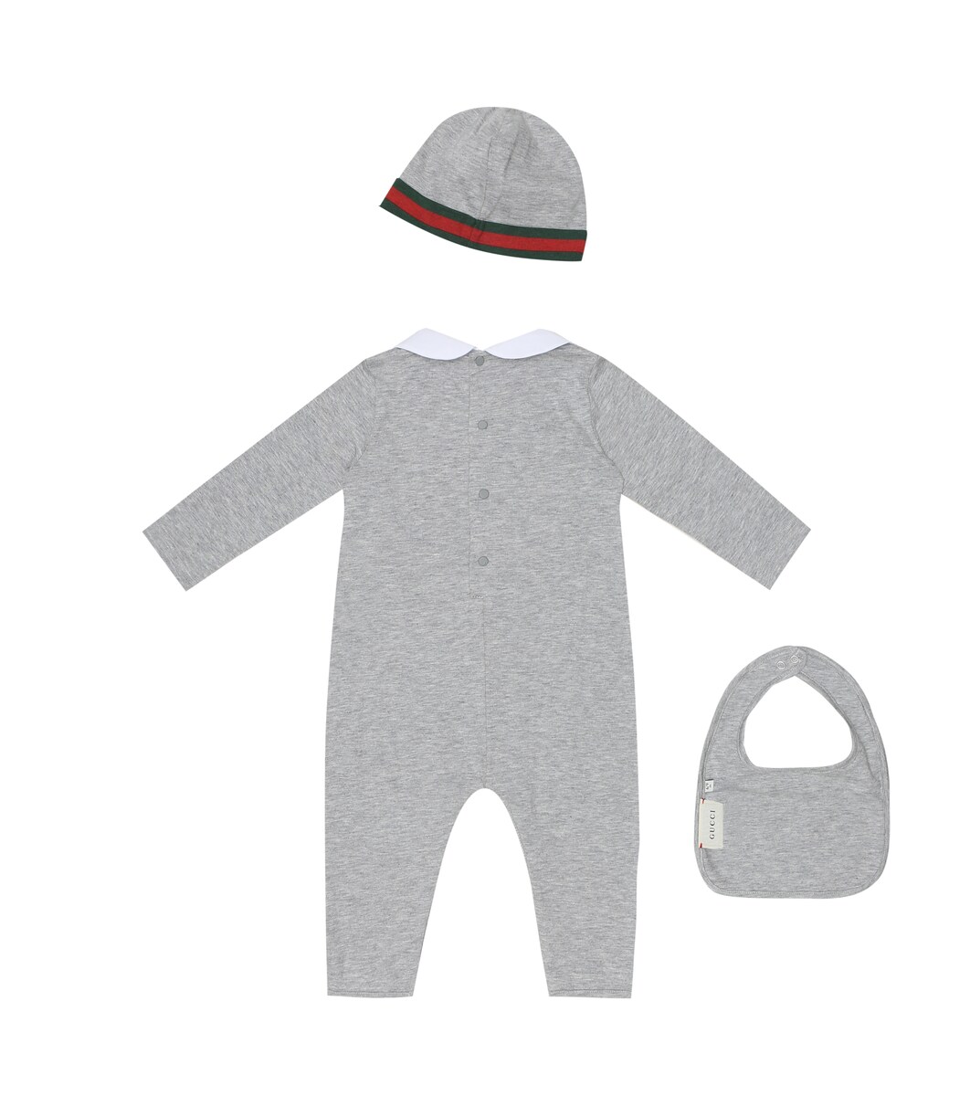Gucci Kids - Baby onesie, hat and bib 