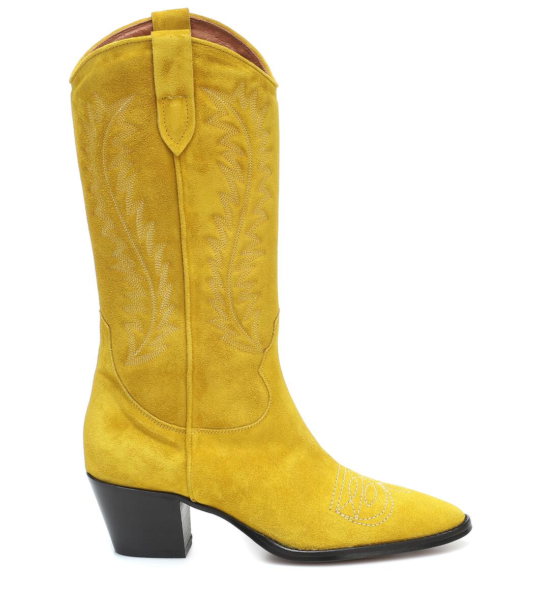 yellow cowboy boots