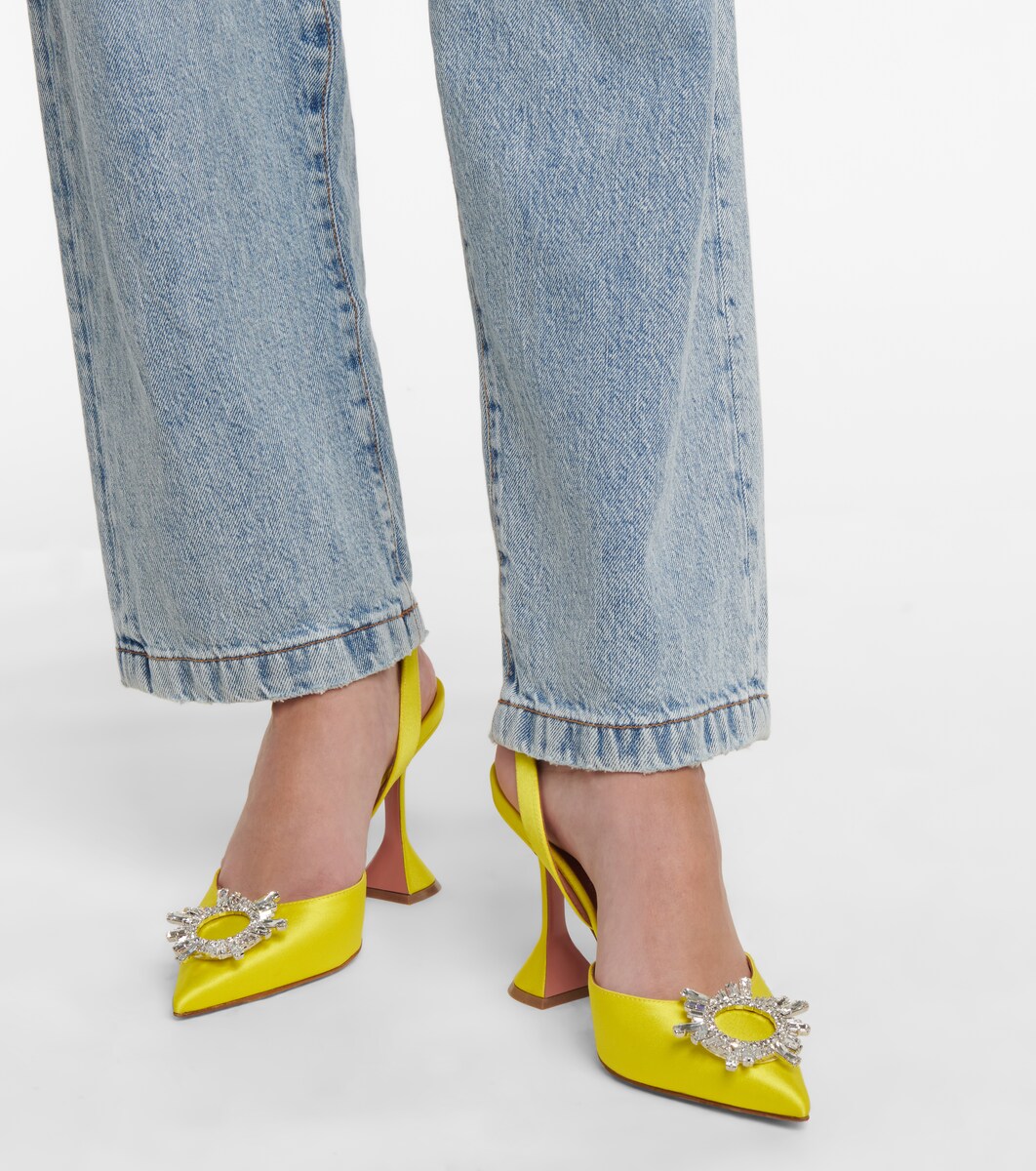 amina muaddi yellow begum