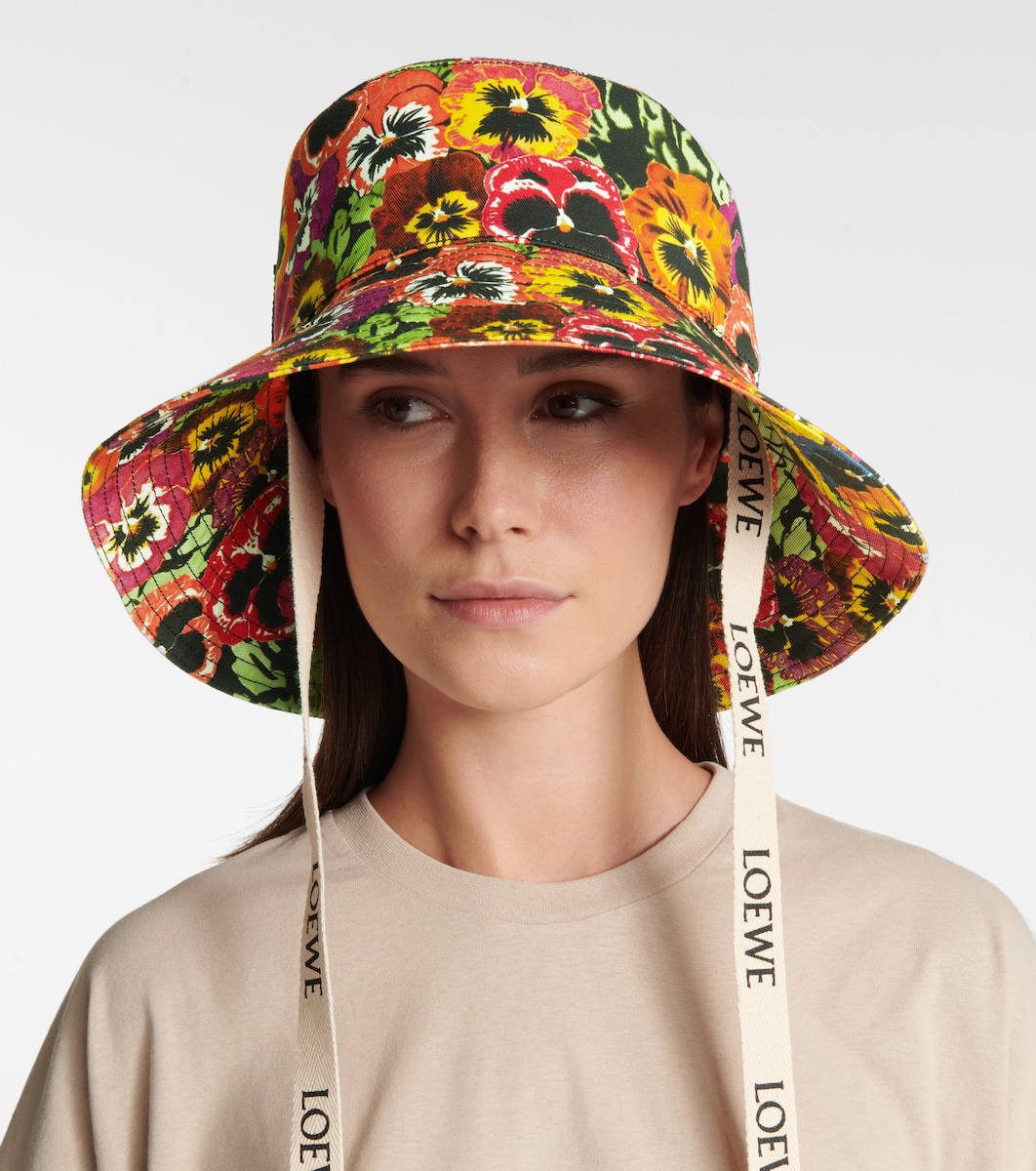 Ibiza floral cotton bucket hat | Mytheresa