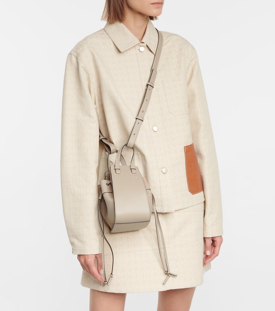 hammock mini leather shoulder bolsa