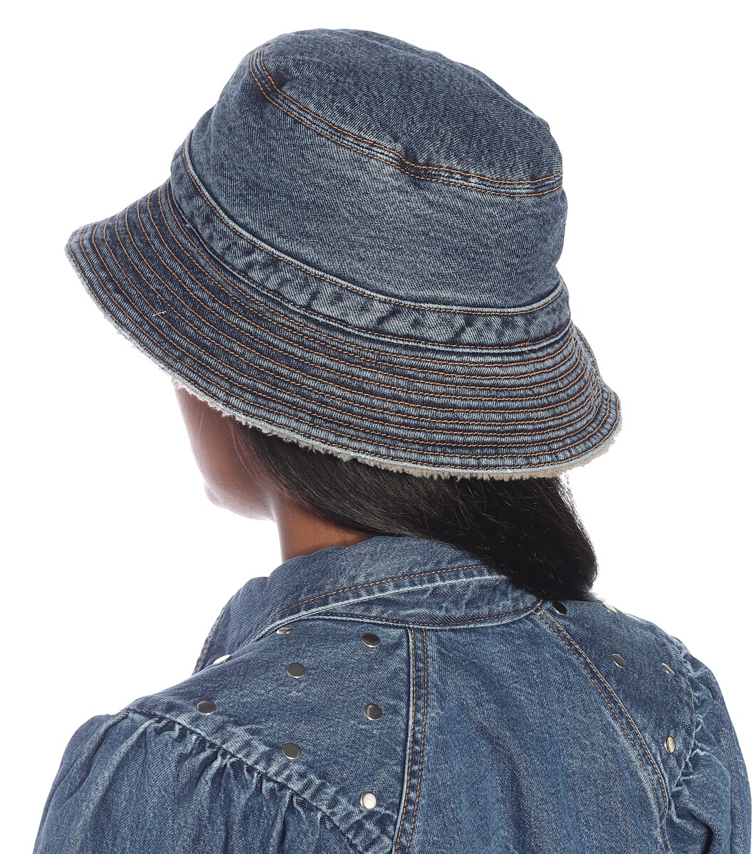 Ganni - Denim bucket hat | Mytheresa