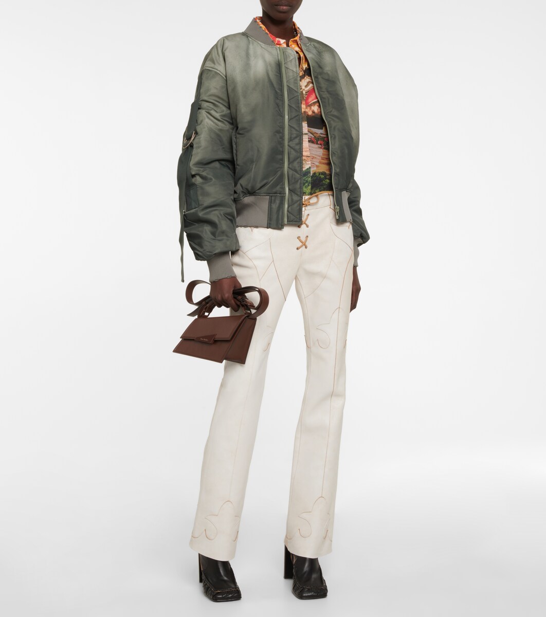 Acne Studios - Distressed bomber jacket 