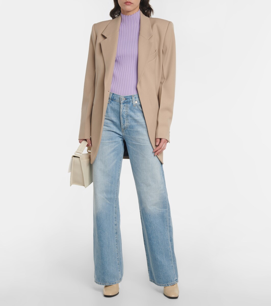 Annina high-rise wide-leg jeans 
