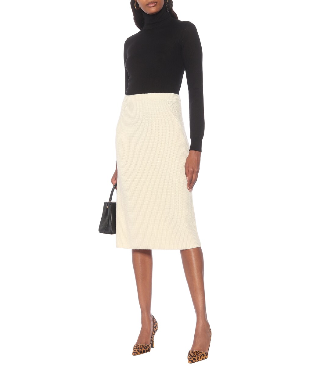 Lexington Ribbed-Knit Cashmere Midi 